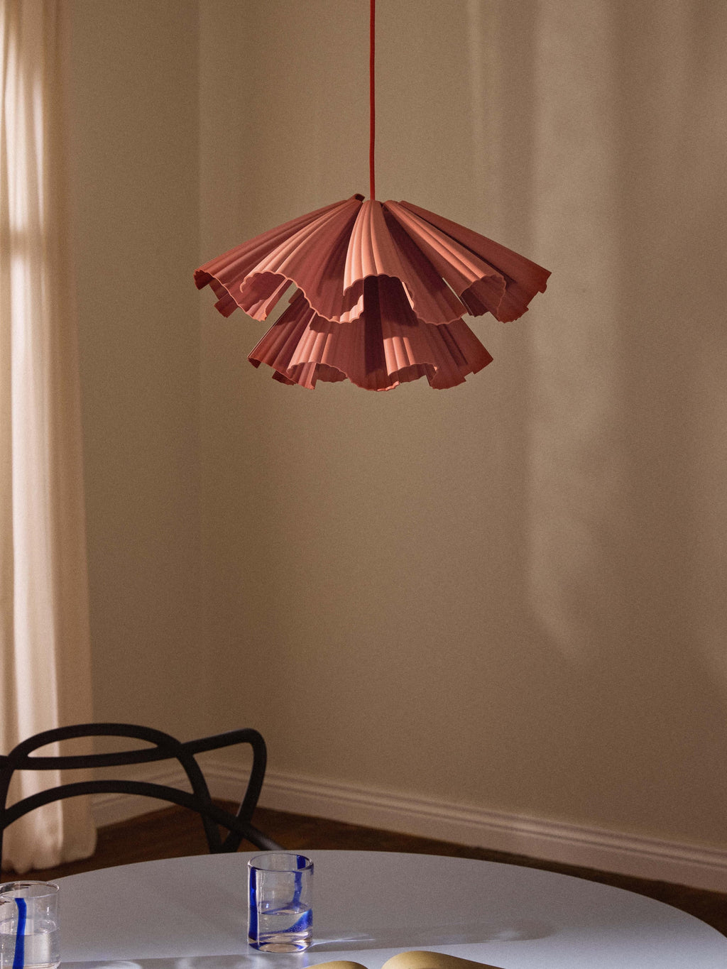Suspension imprimée en 3D Cale - Terracotta