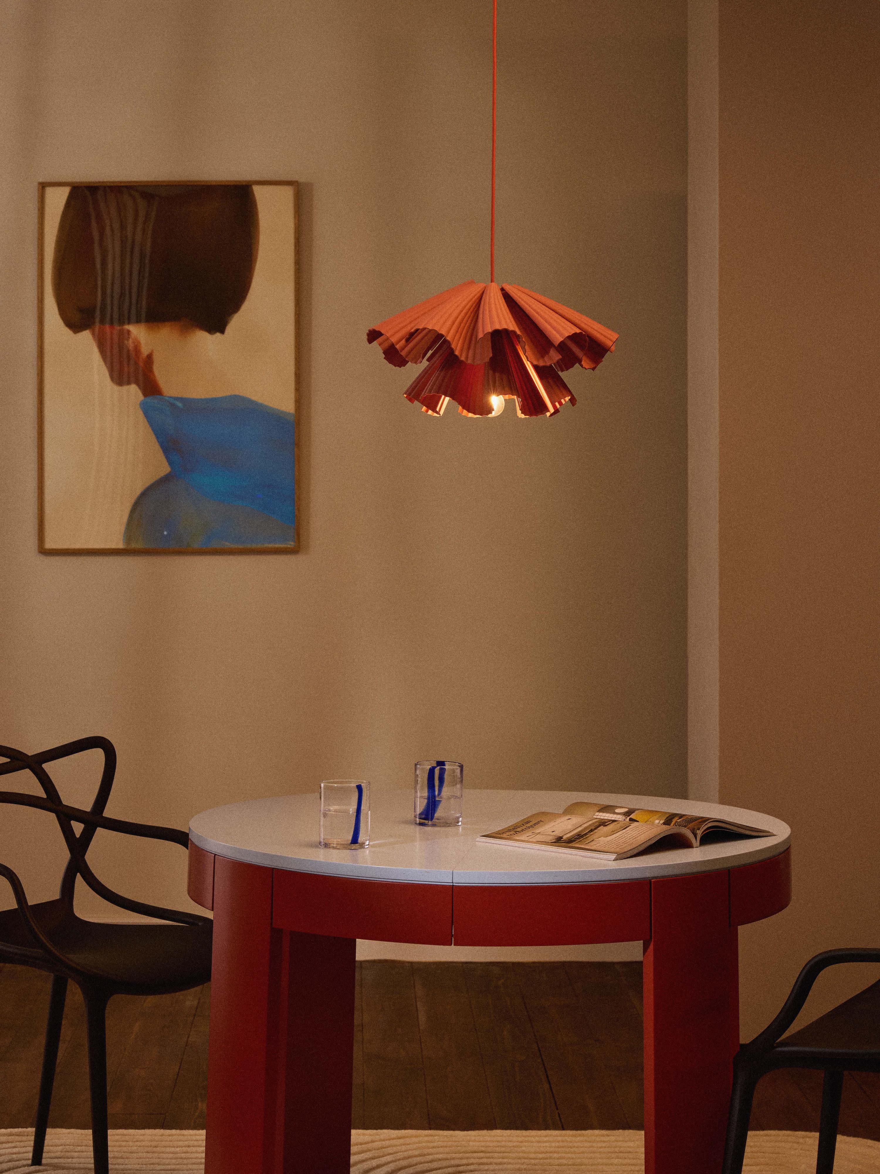 Suspension imprimée en 3D Cale - Terracotta