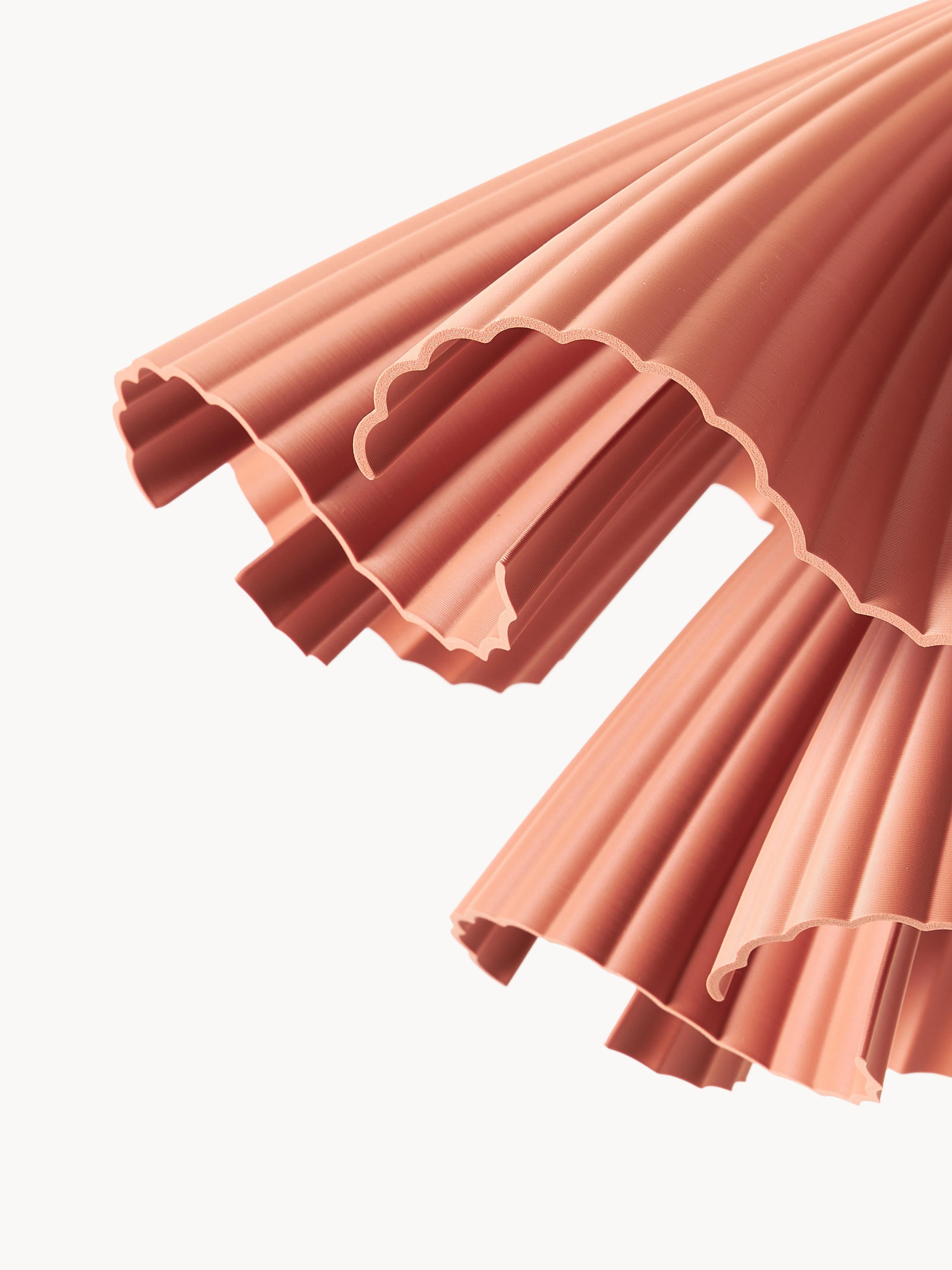 Suspension imprimée en 3D Cale - Terracotta