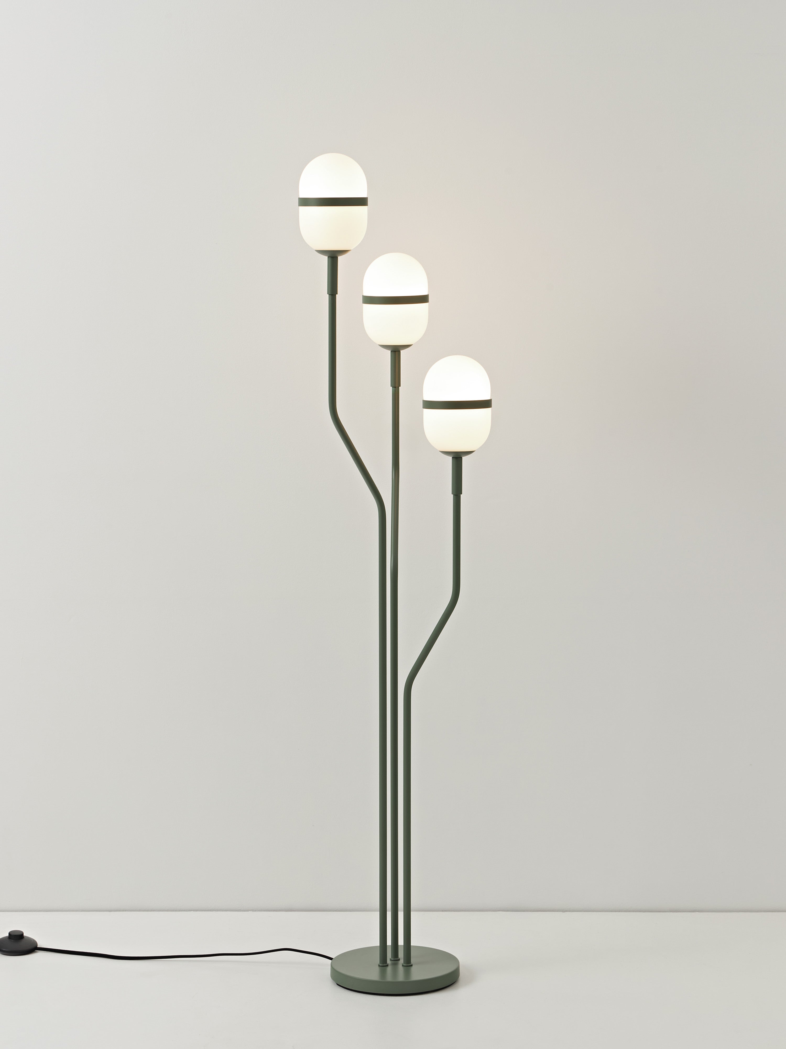 Lampadaire Steen - Vert, mat
