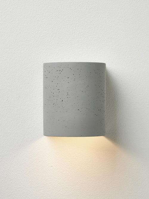 Applique murale d'extérieur à LED en béton Bjarke - Gris