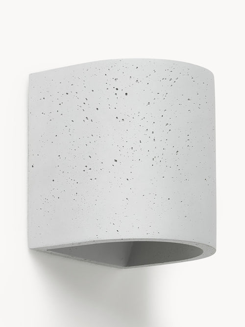 Applique murale d'extérieur à LED en béton Bjarke - Gris
