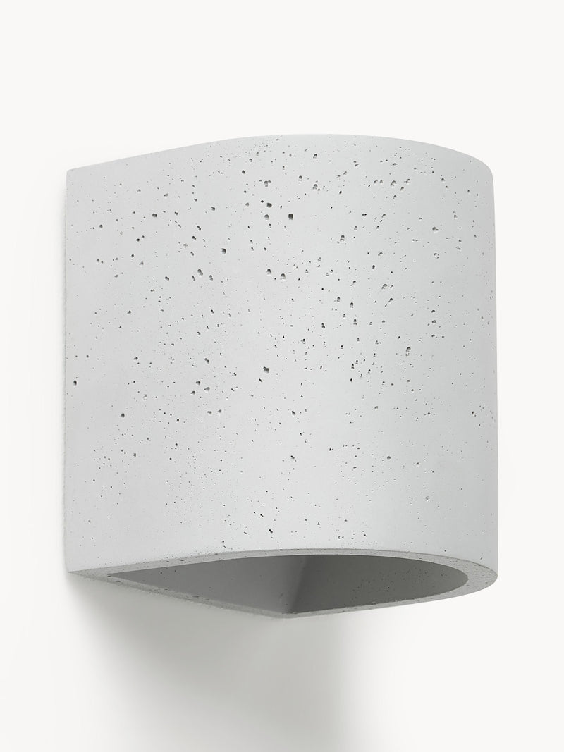 Applique murale d'extérieur à LED en béton Bjarke - Gris