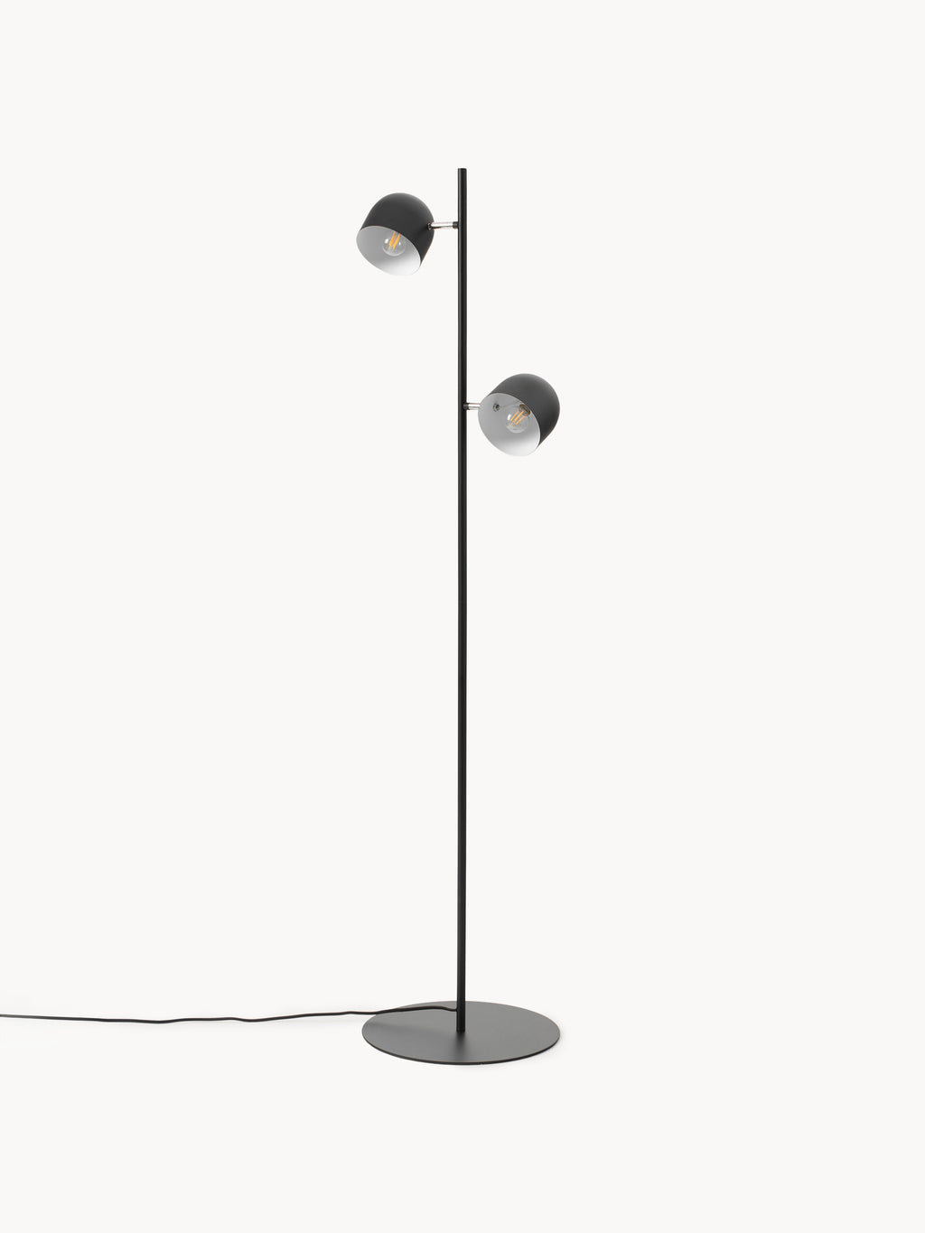 Lampadaire en métal Flyte - Noir