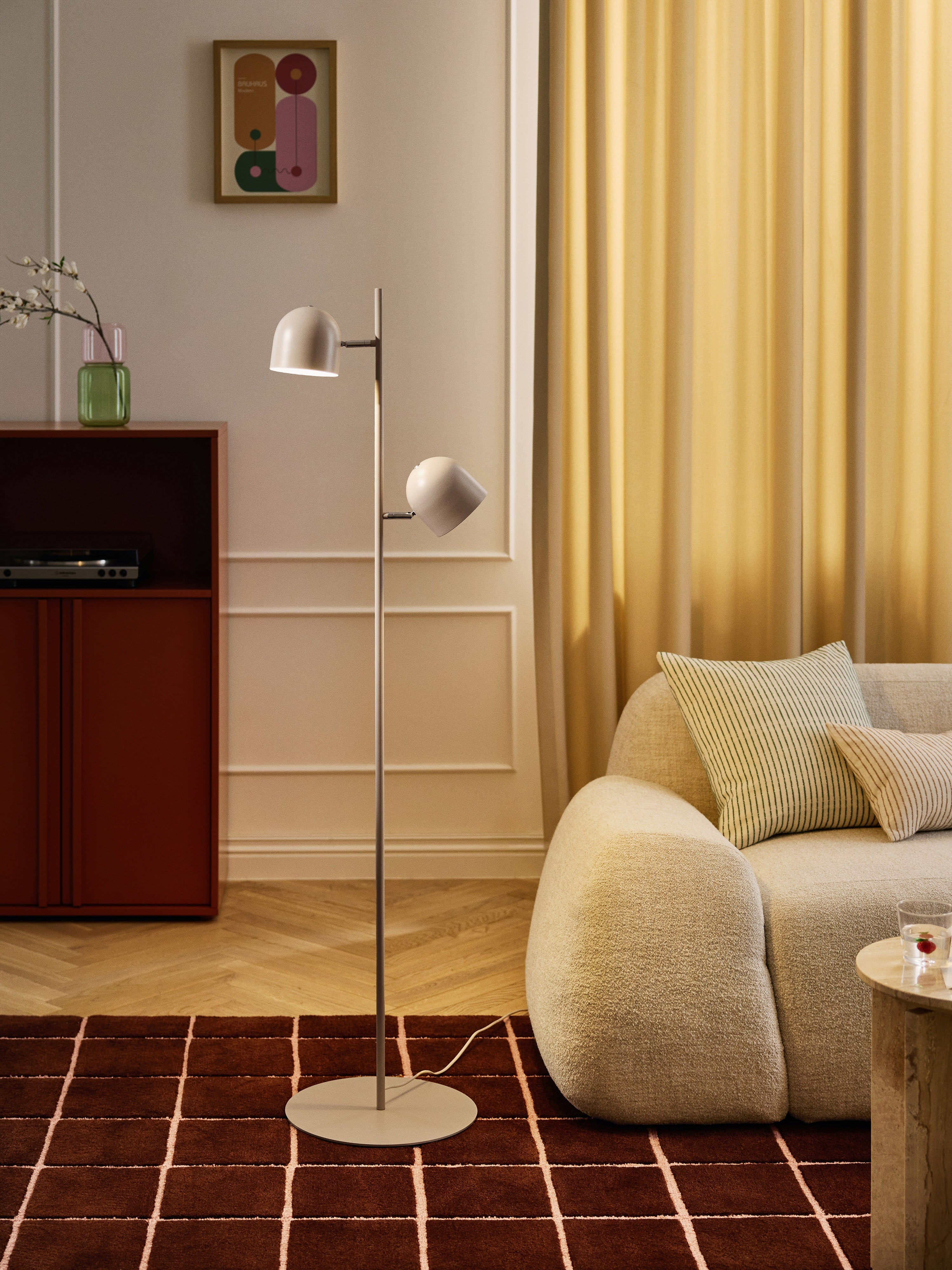 Lampadaire en métal Flyte - Beige clair