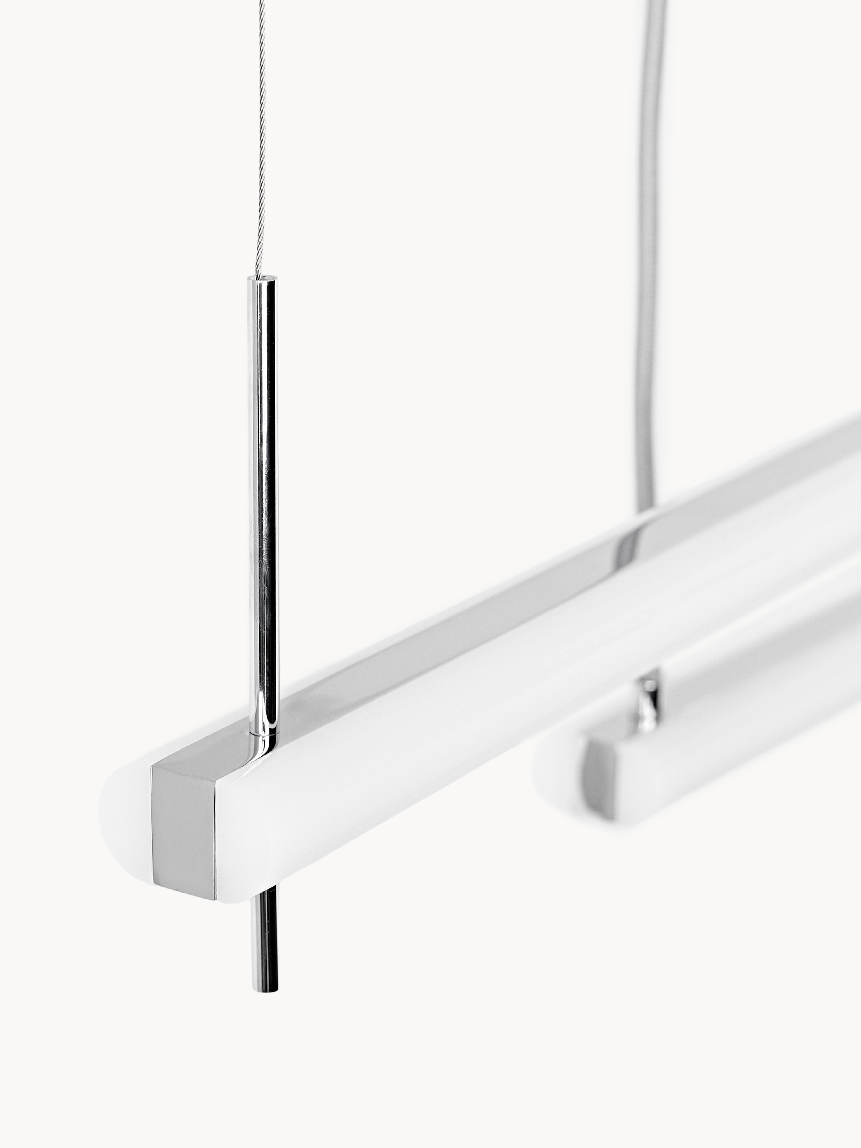 Suspension LED Evar - Abat-jour : blanc
Corps de lampe : couleur chrome
