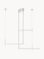 Suspension LED Evar - Abat-jour : blanc
Corps de lampe : couleur chrome