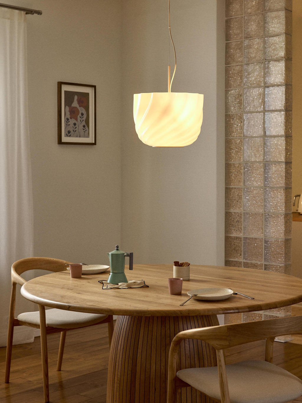 Suspension Paal - Beige clair