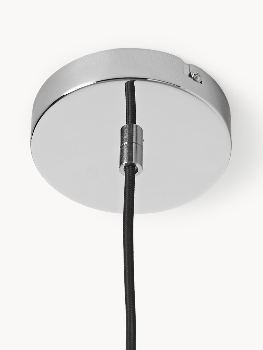 Suspension en verre Oystein - Orange, argenté