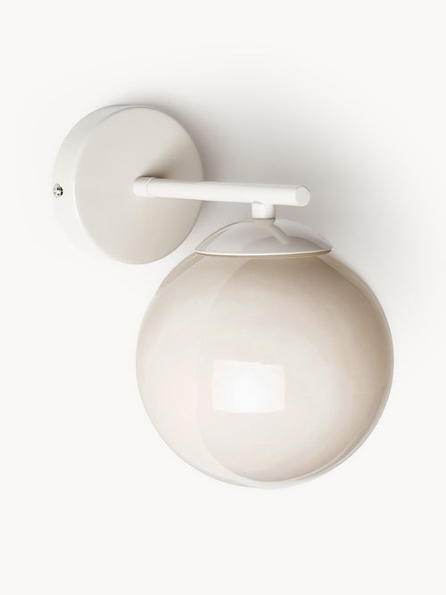 Applique murale en verre opalescent Niilo - Blanc cassé, beige clair