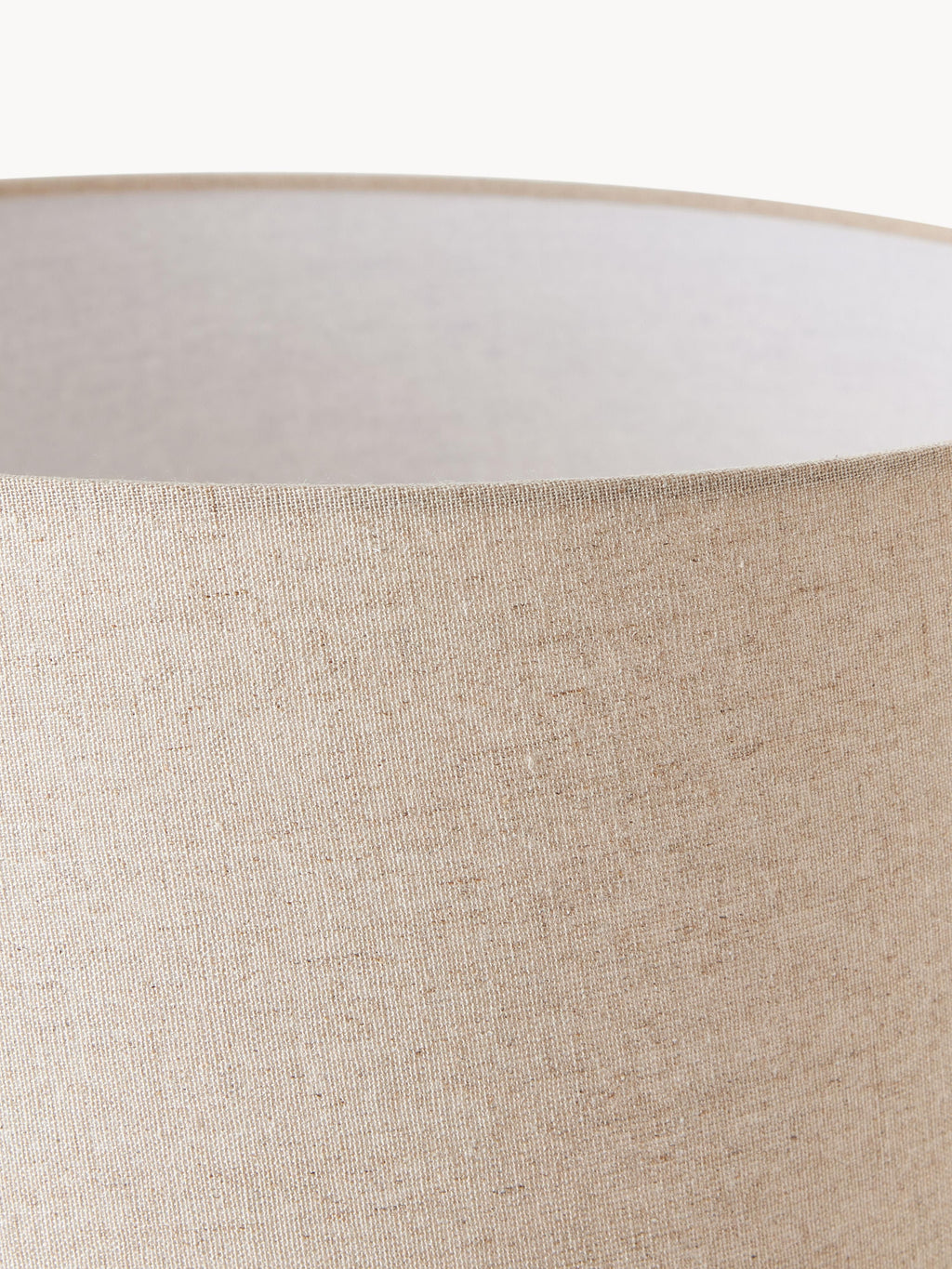 Lampadaire avec pied en béton Braxton - Blanc crème, beige