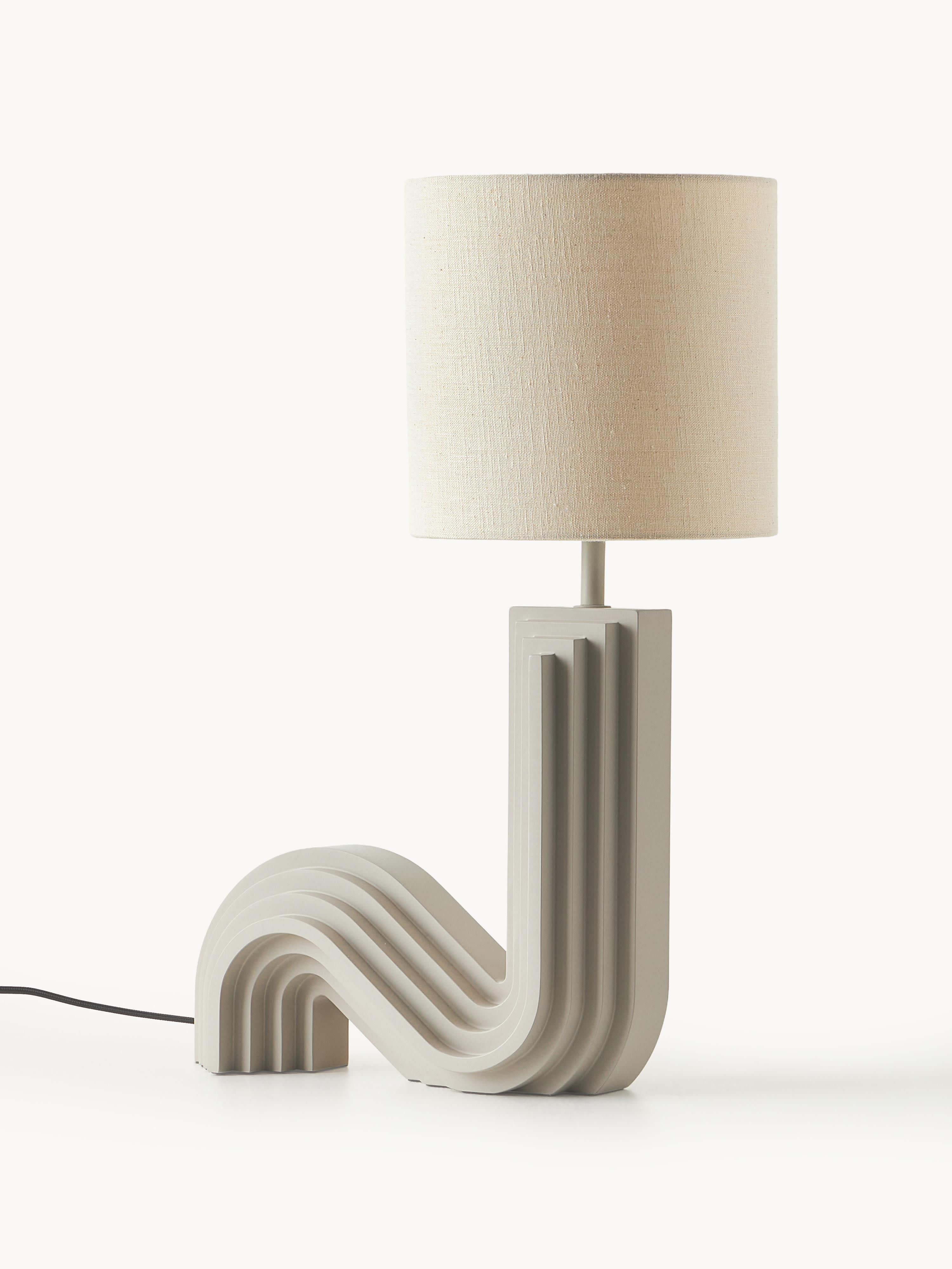 Lampe à poser design Dane - Beige, grège