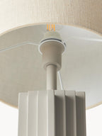 Lampe à poser design Dane - Beige, grège