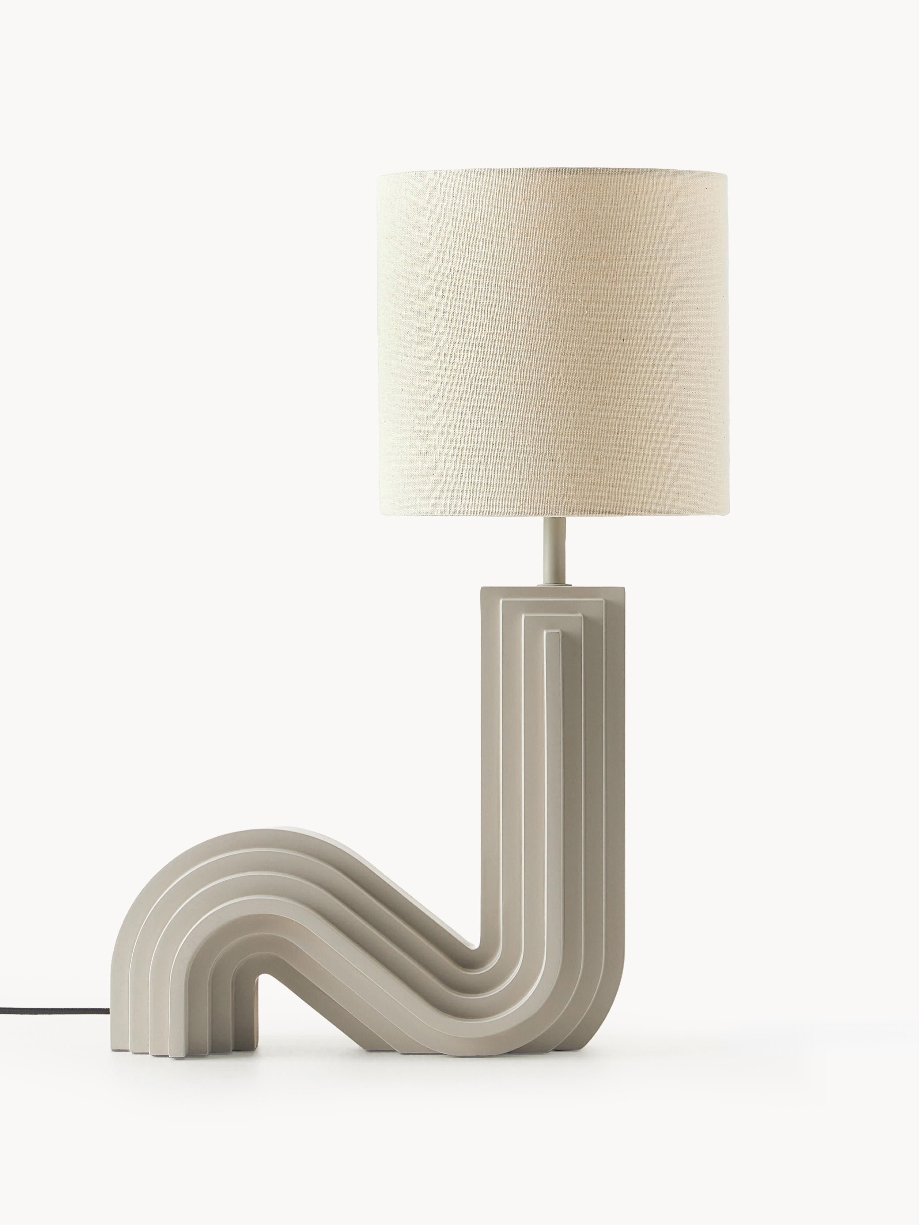 Lampe à poser design Dane - Beige, grège
