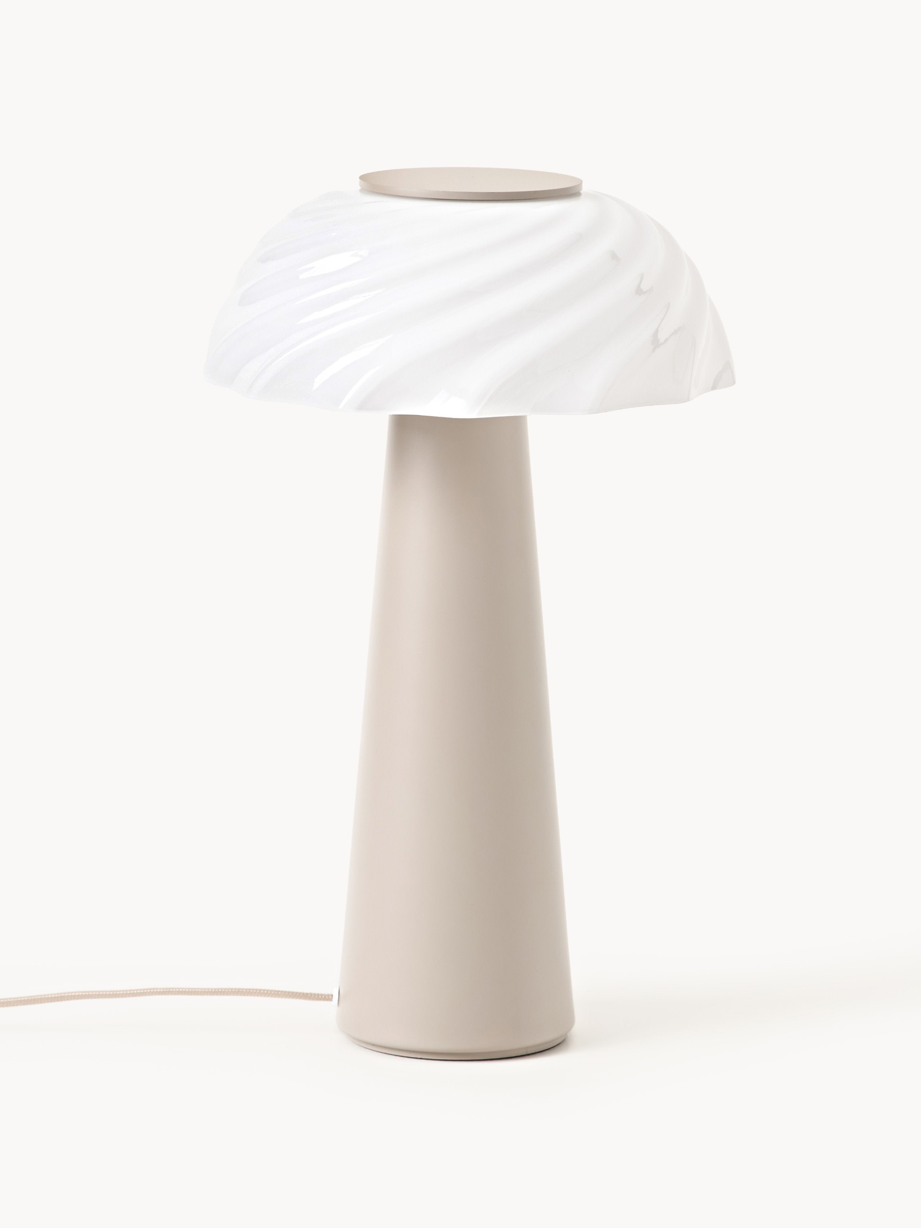 Lampe à poser Paal - Blanc, beige clair