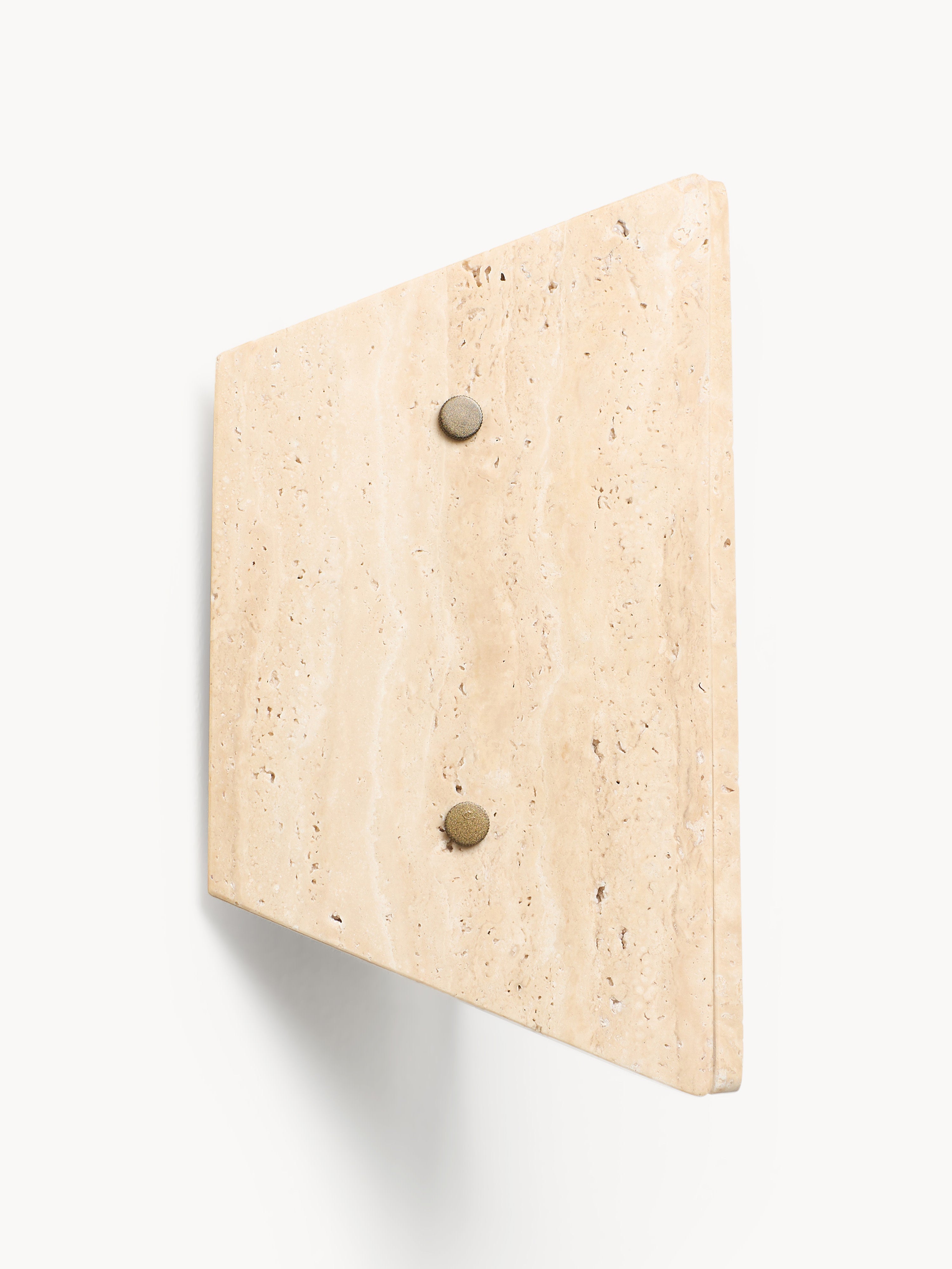 Applique murale en travertin Leino - Travertin multicolore