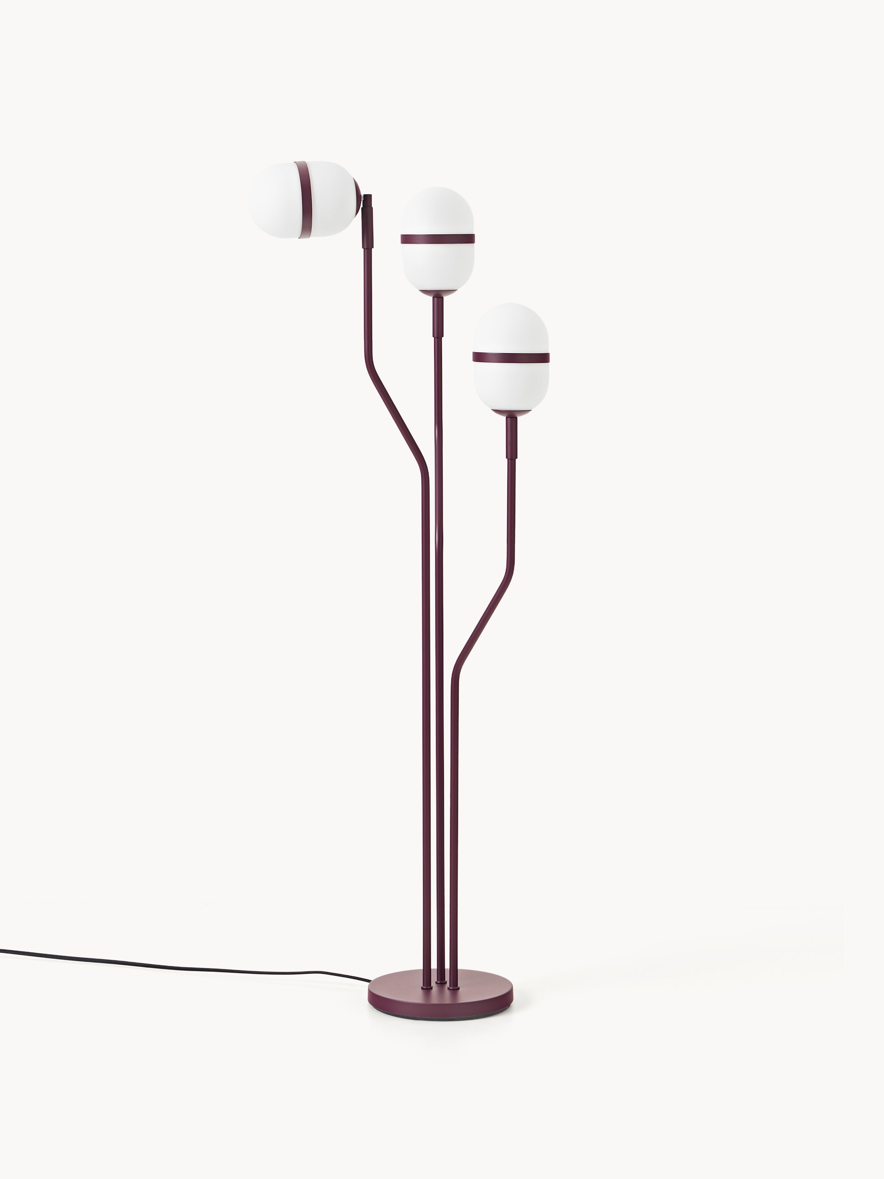 Lampadaire Steen - Lie de vin, mat