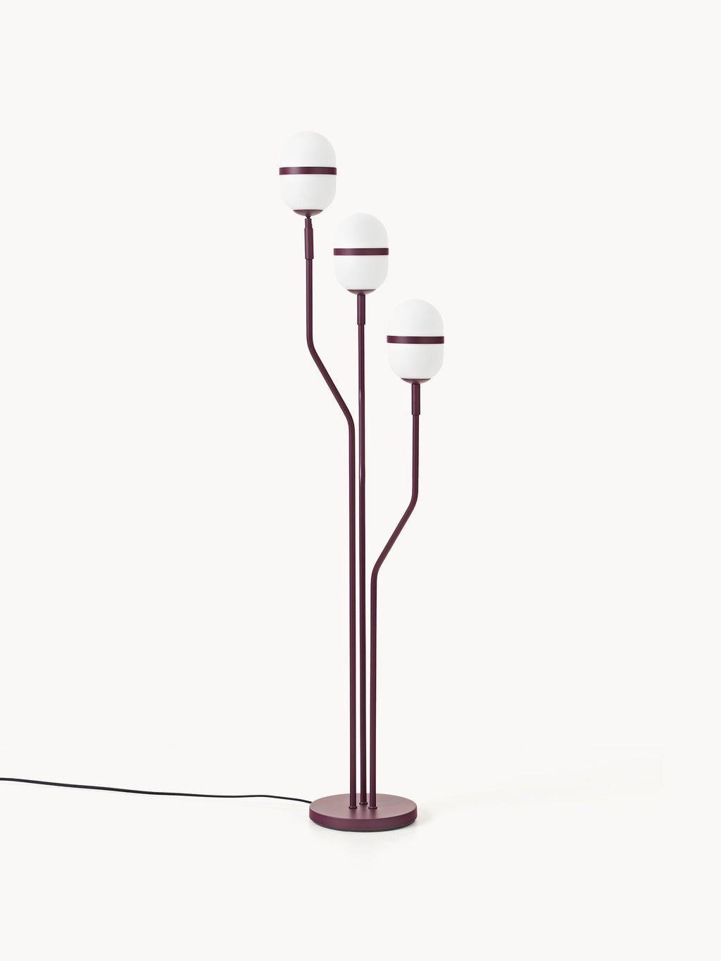 Lampadaire Steen - Lie de vin, mat