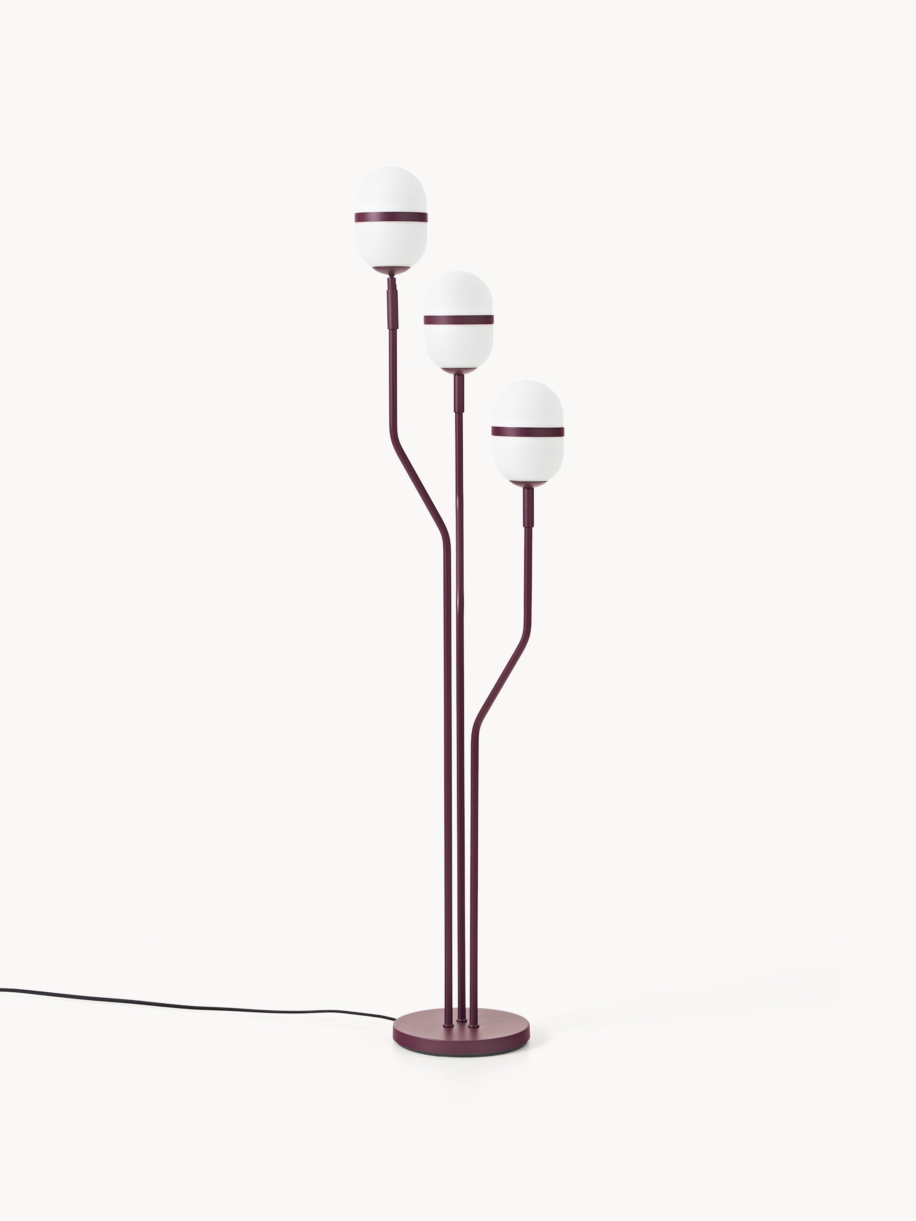 Lampadaire Steen - Lie de vin, mat