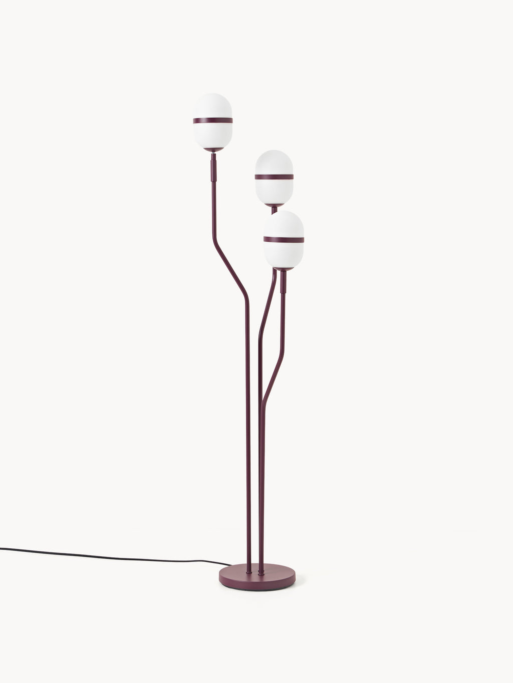 Lampadaire Steen - Lie de vin, mat