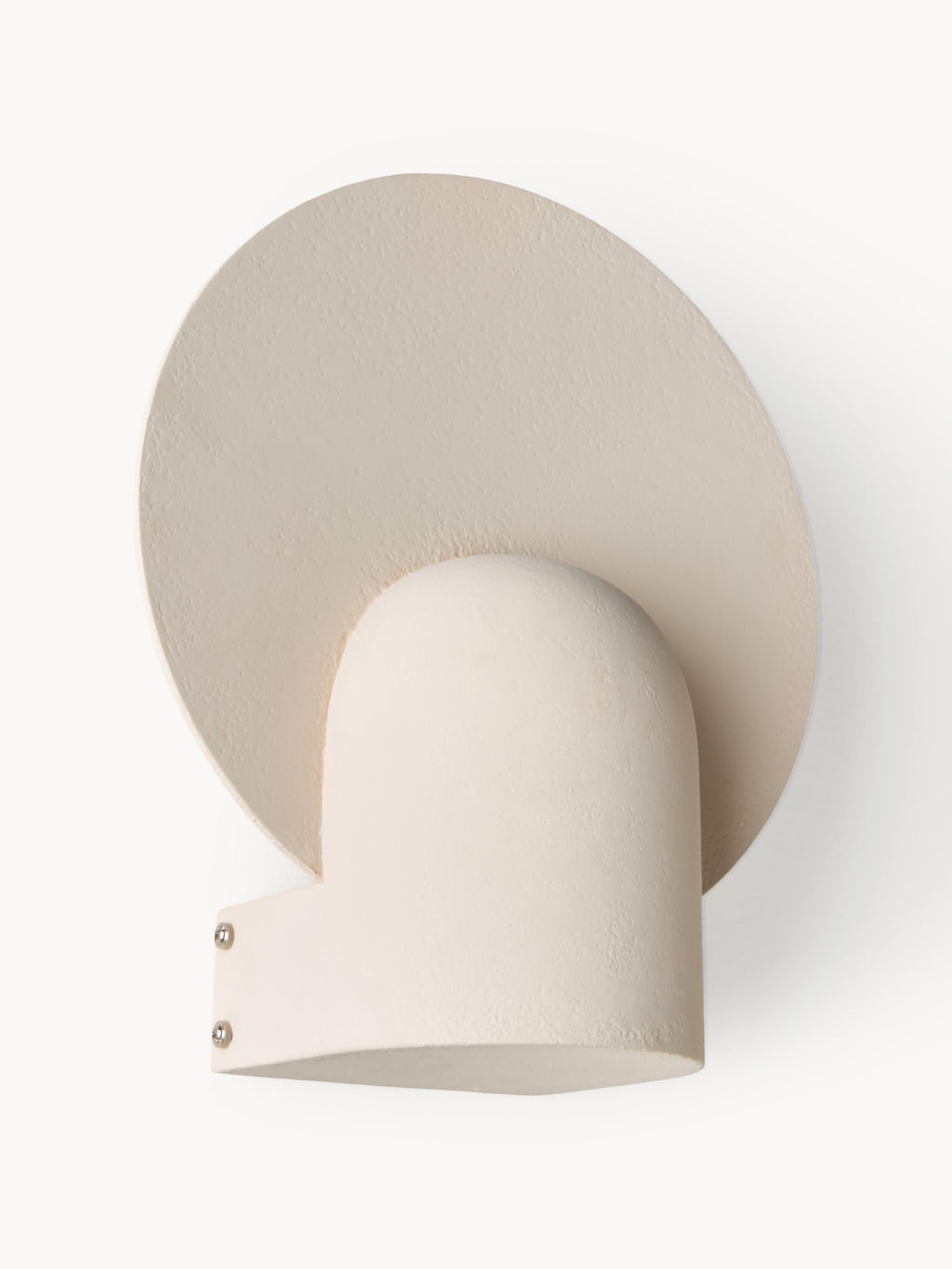 Applique murale en gypse Brent - Blanc crème