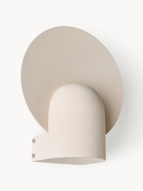 Applique murale en gypse Brent - Blanc crème