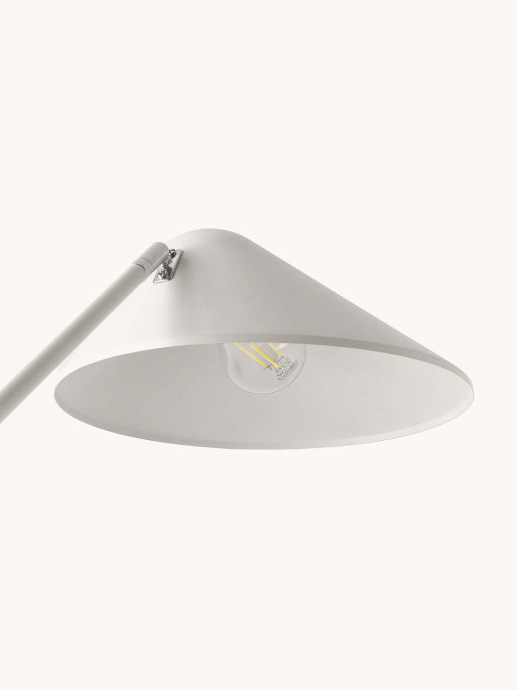 Grand plafonnier Celyn - Blanc crème, argenté