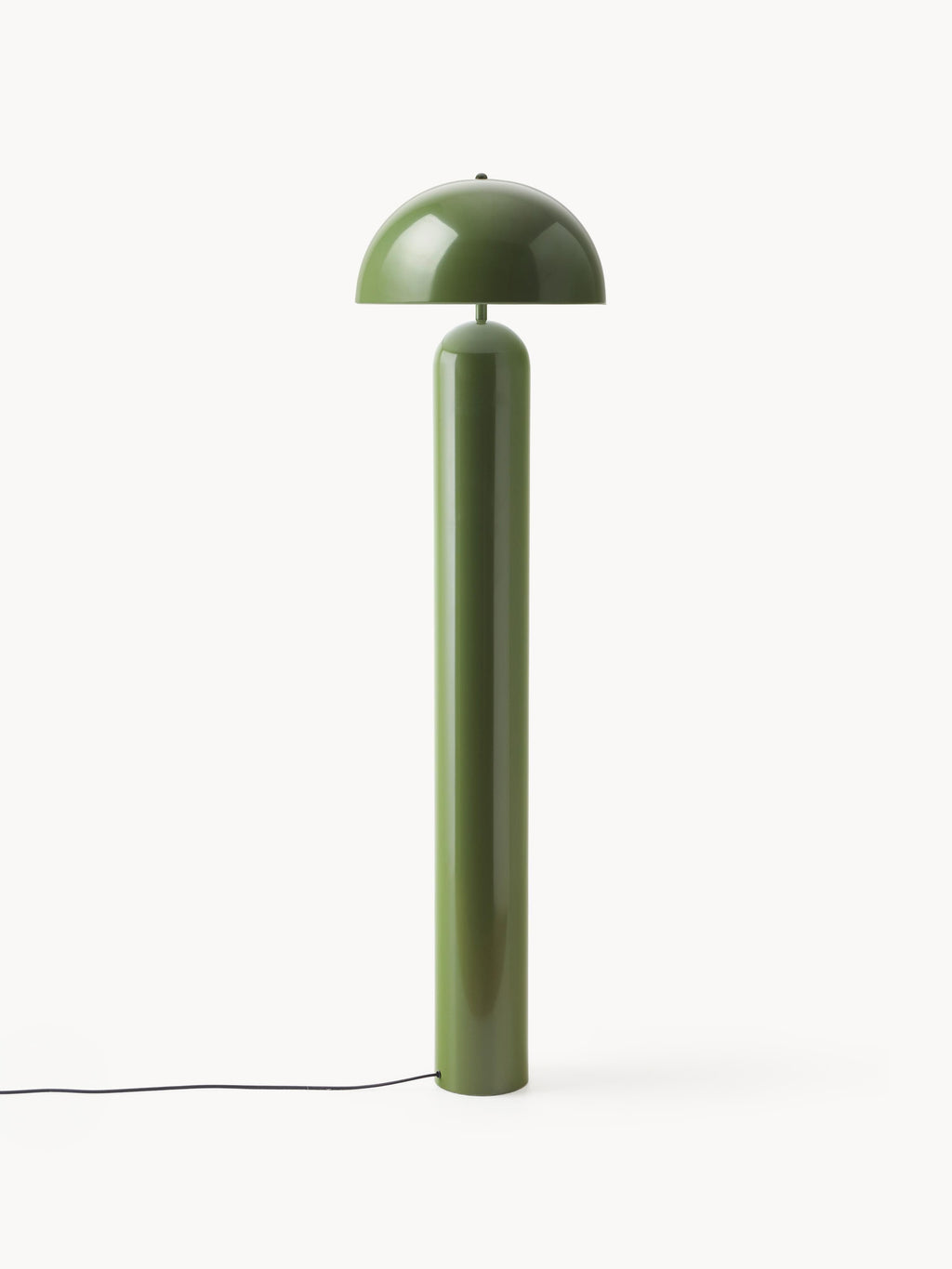 Lampadaire rétro Elmo - Vert, haute brillance