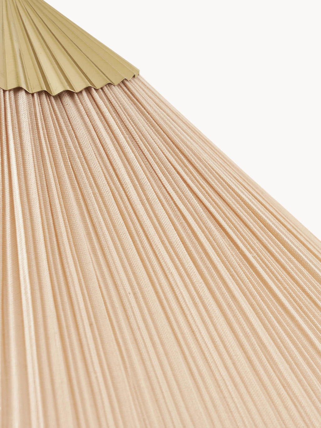 Suspension Soel - Blanc crème, doré
