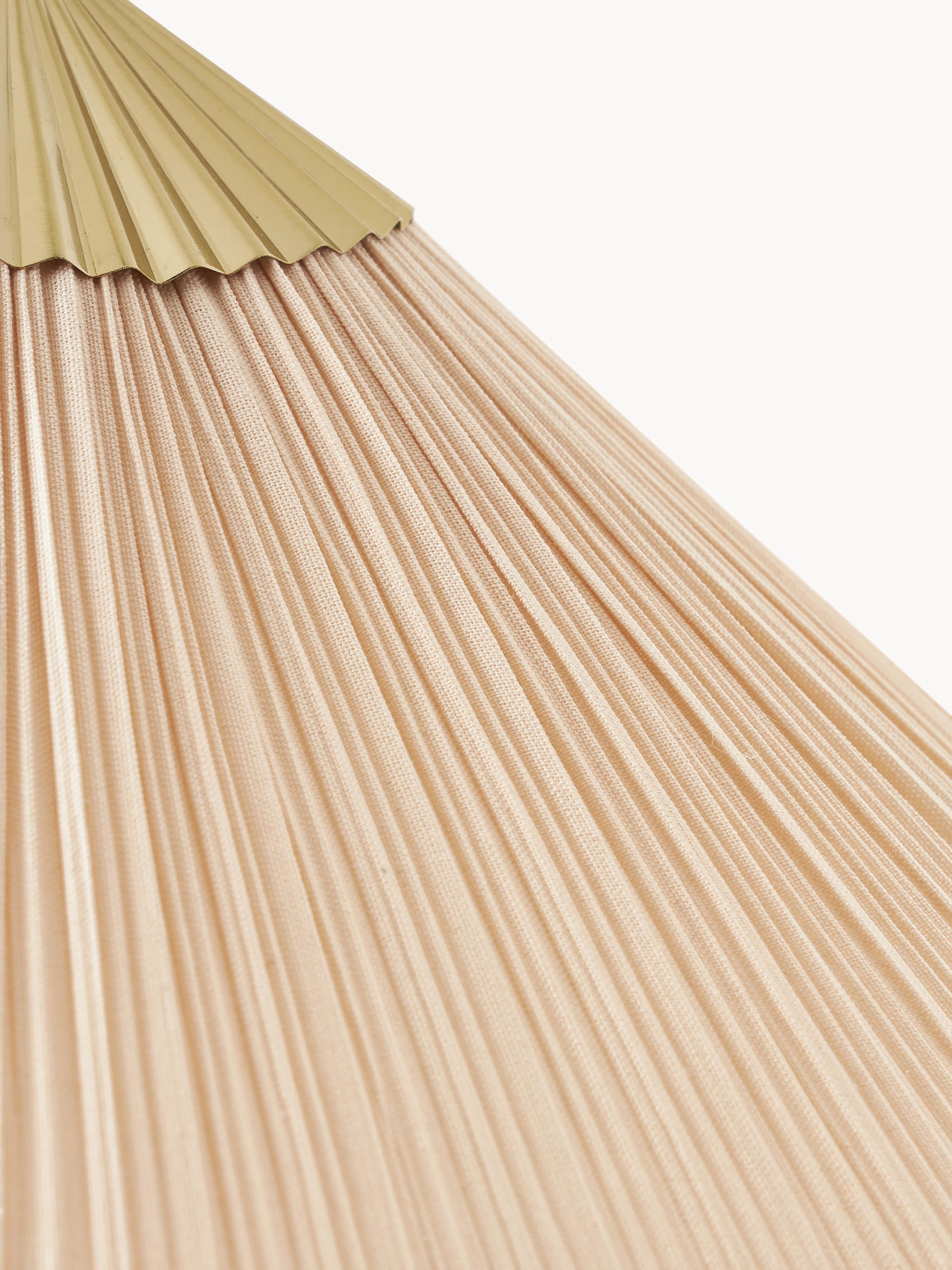 Suspension Soel - Blanc crème, doré