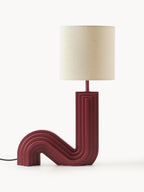 Lampe à poser design Dane - Beige, lie de vin