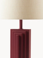 Lampe à poser design Dane - Beige, lie de vin