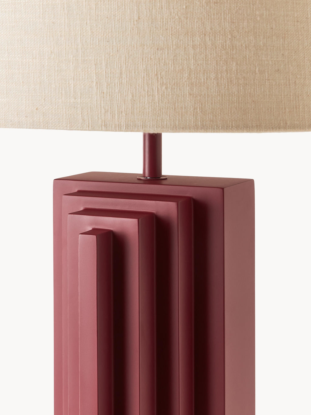 Lampadaire design Dane - Lie de vin, beige