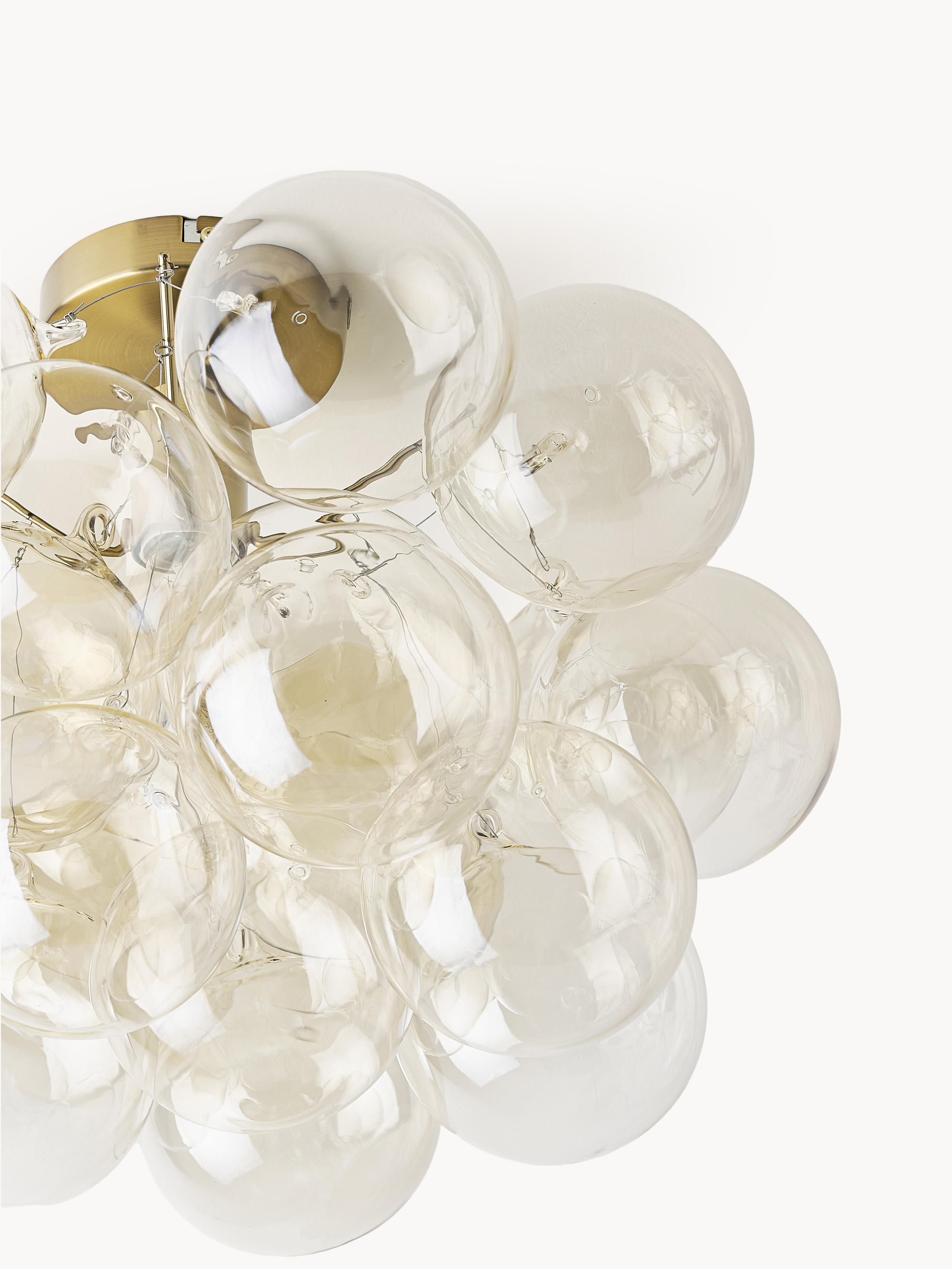 Plafonnier design en verre Pearce - Doré