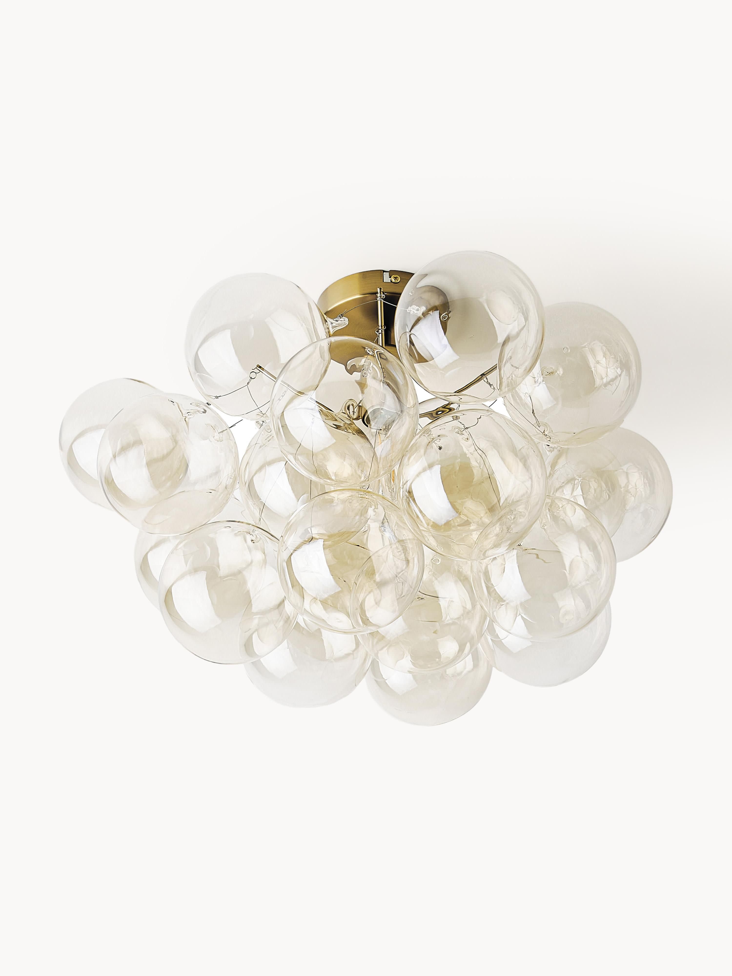 Plafonnier design en verre Pearce - Doré