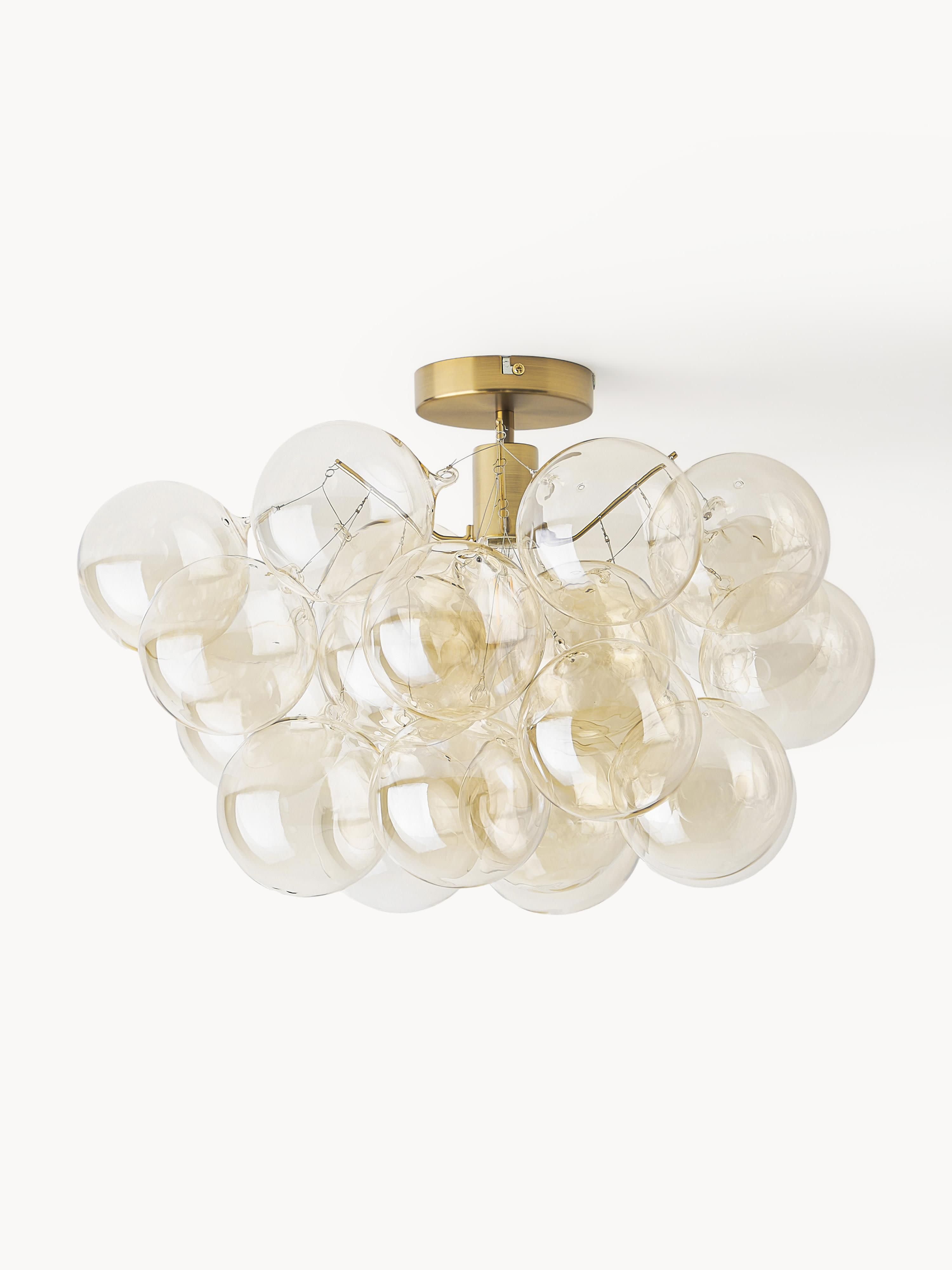 Plafonnier design en verre Pearce - Doré