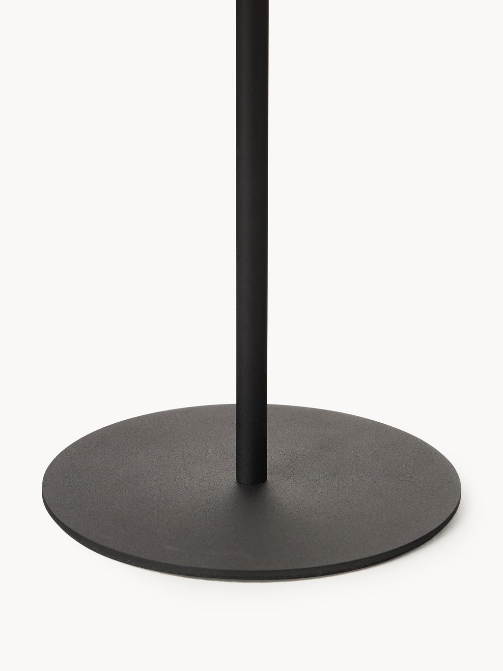 Lampadaire d'extérieur LED solaire avec capteur crépusculaire Bjarke - Beige clair, noir