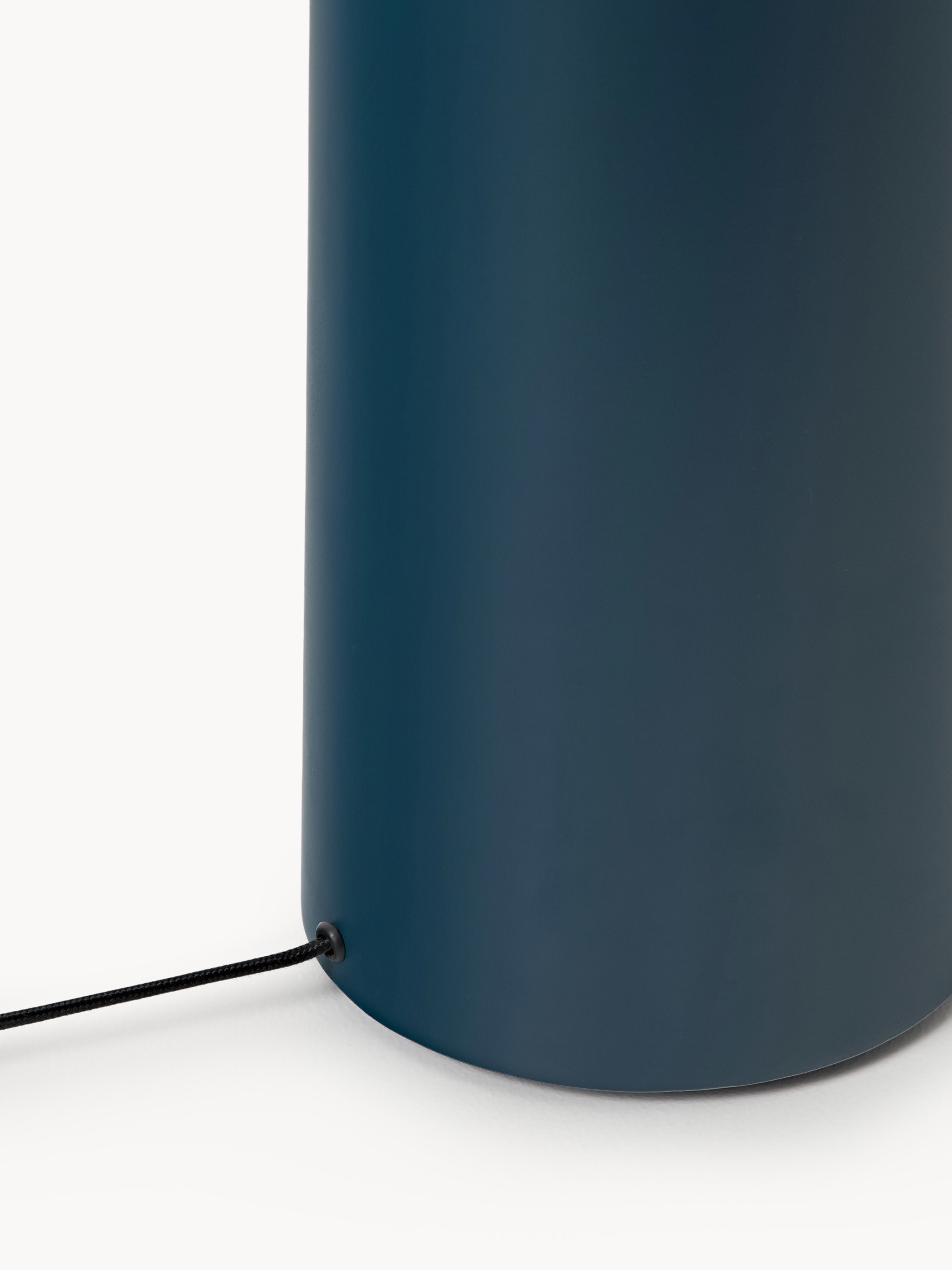 Petit lampadaire Paal - Bleu foncé, blanc