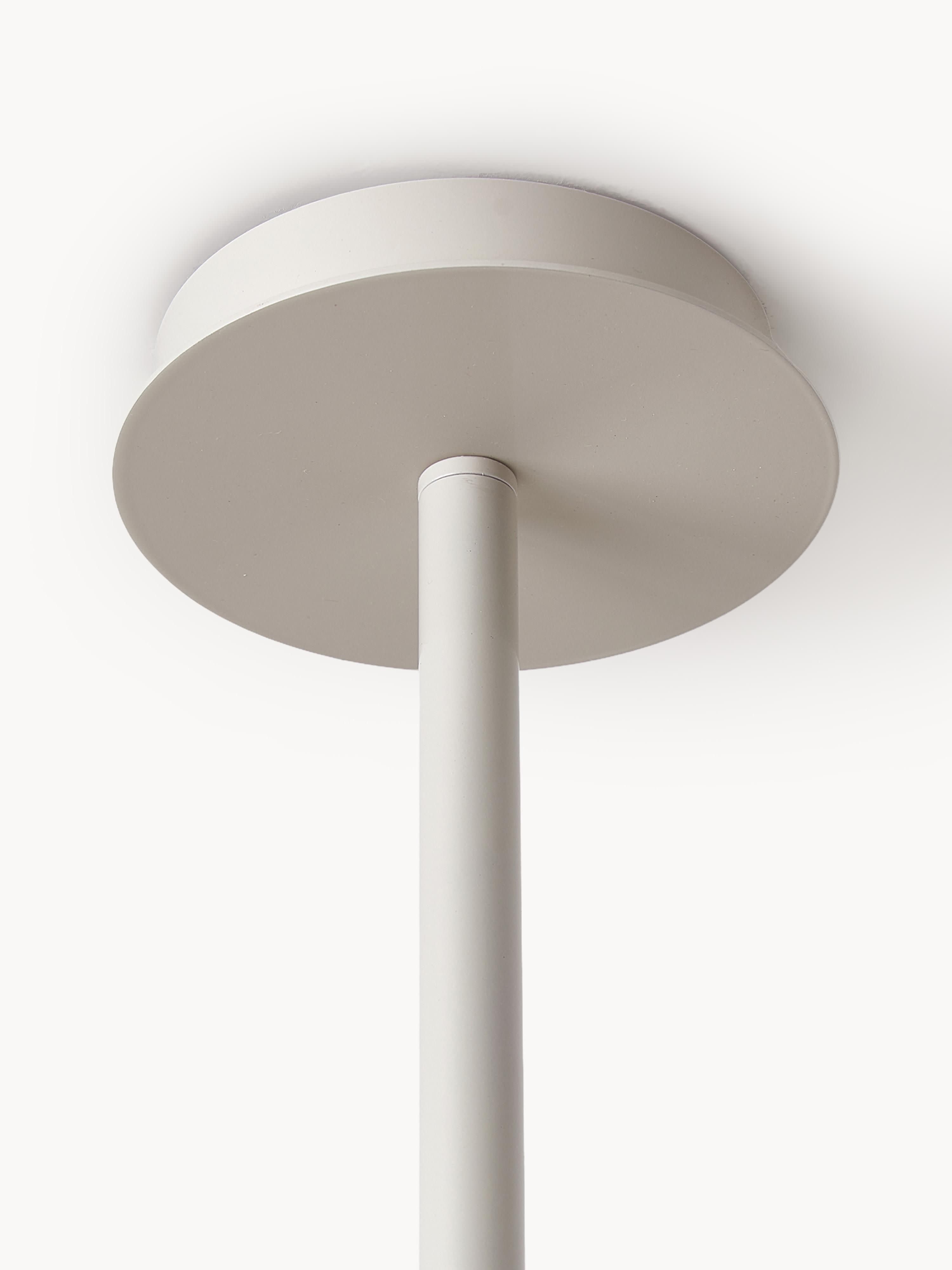 Suspension en verre opalescent Niilo - Blanc cassé, beige clair