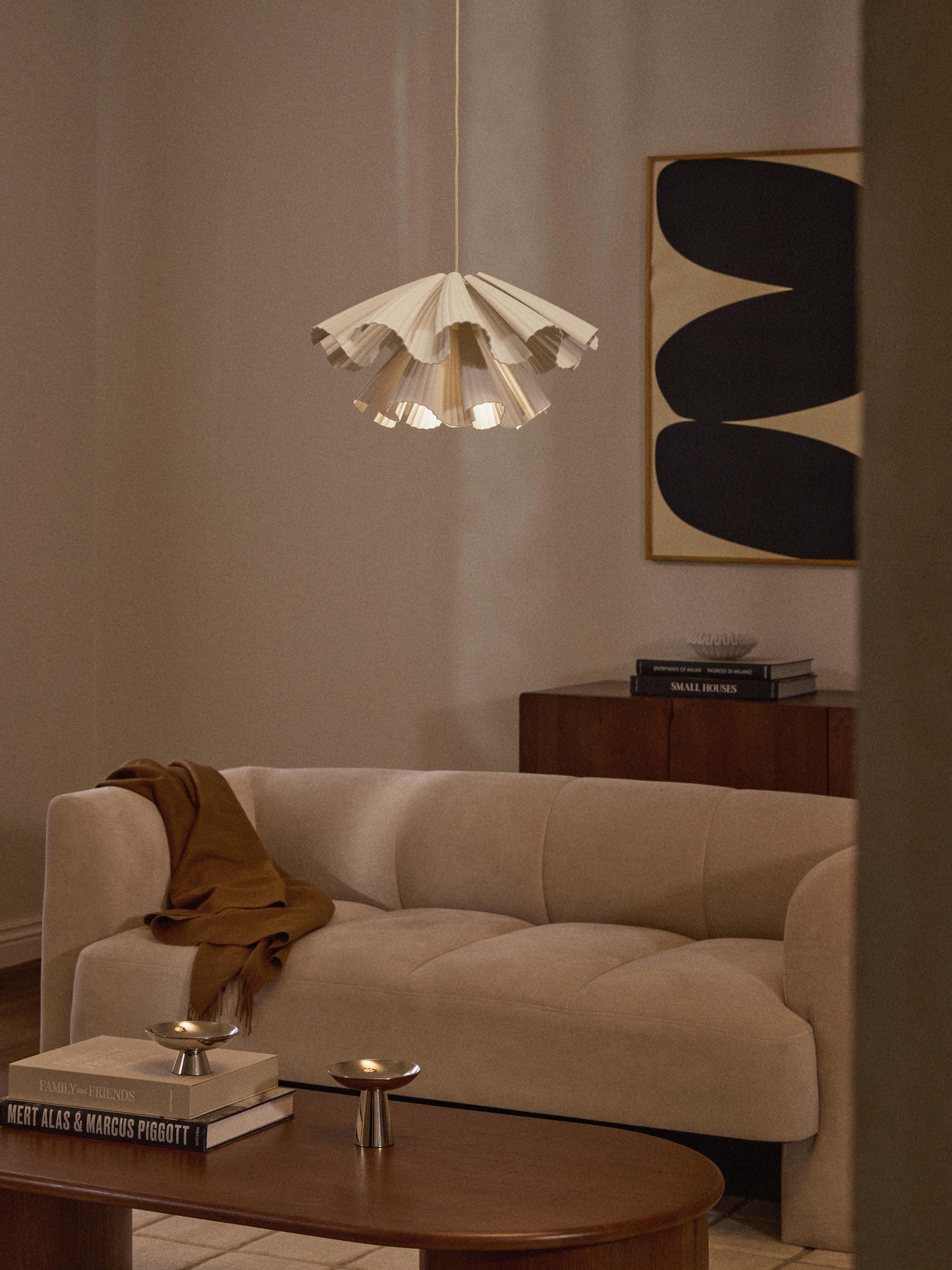 Suspension imprimée en 3D Cale - Beige