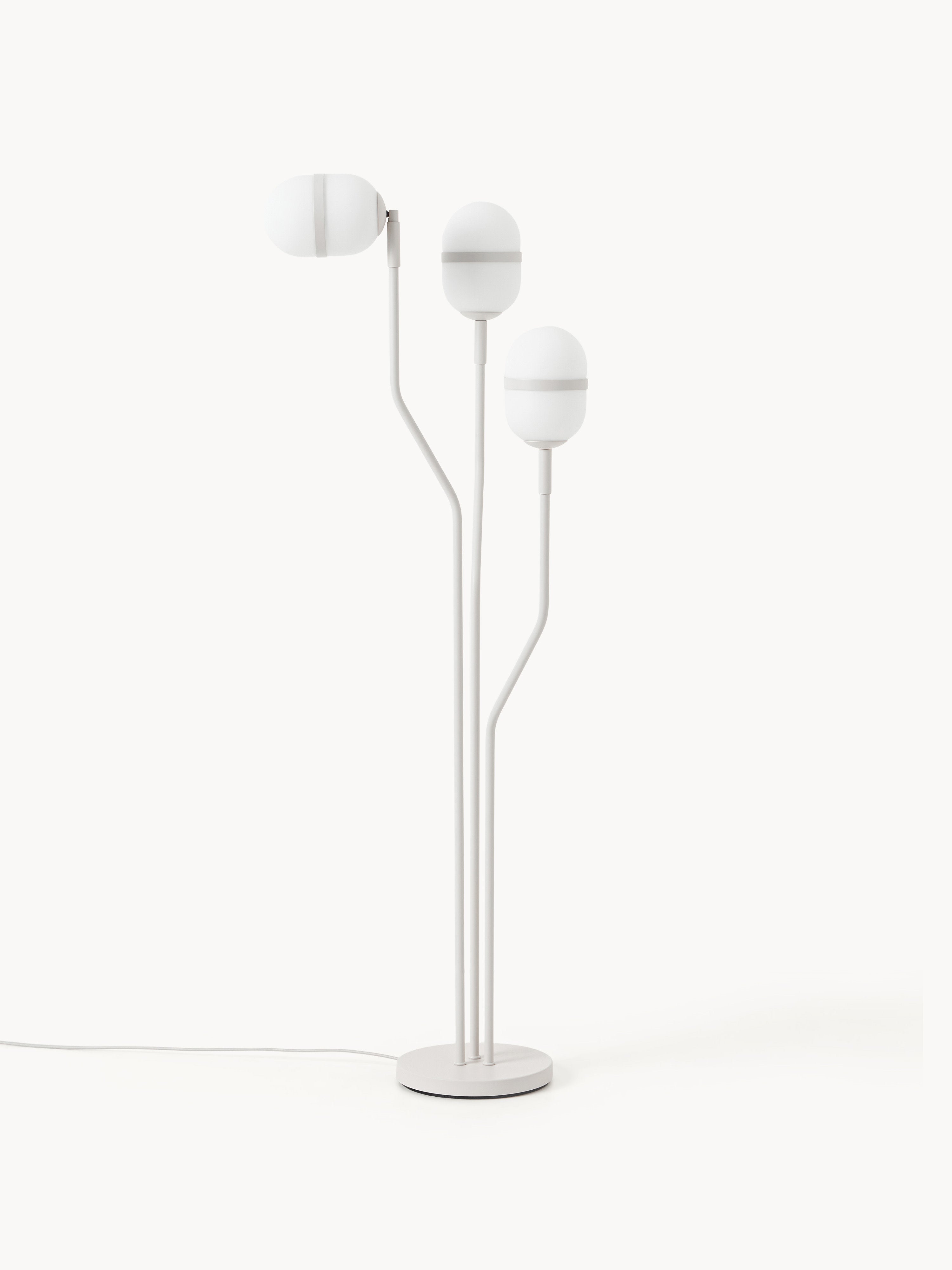 Lampadaire Steen - Gris clair, mat