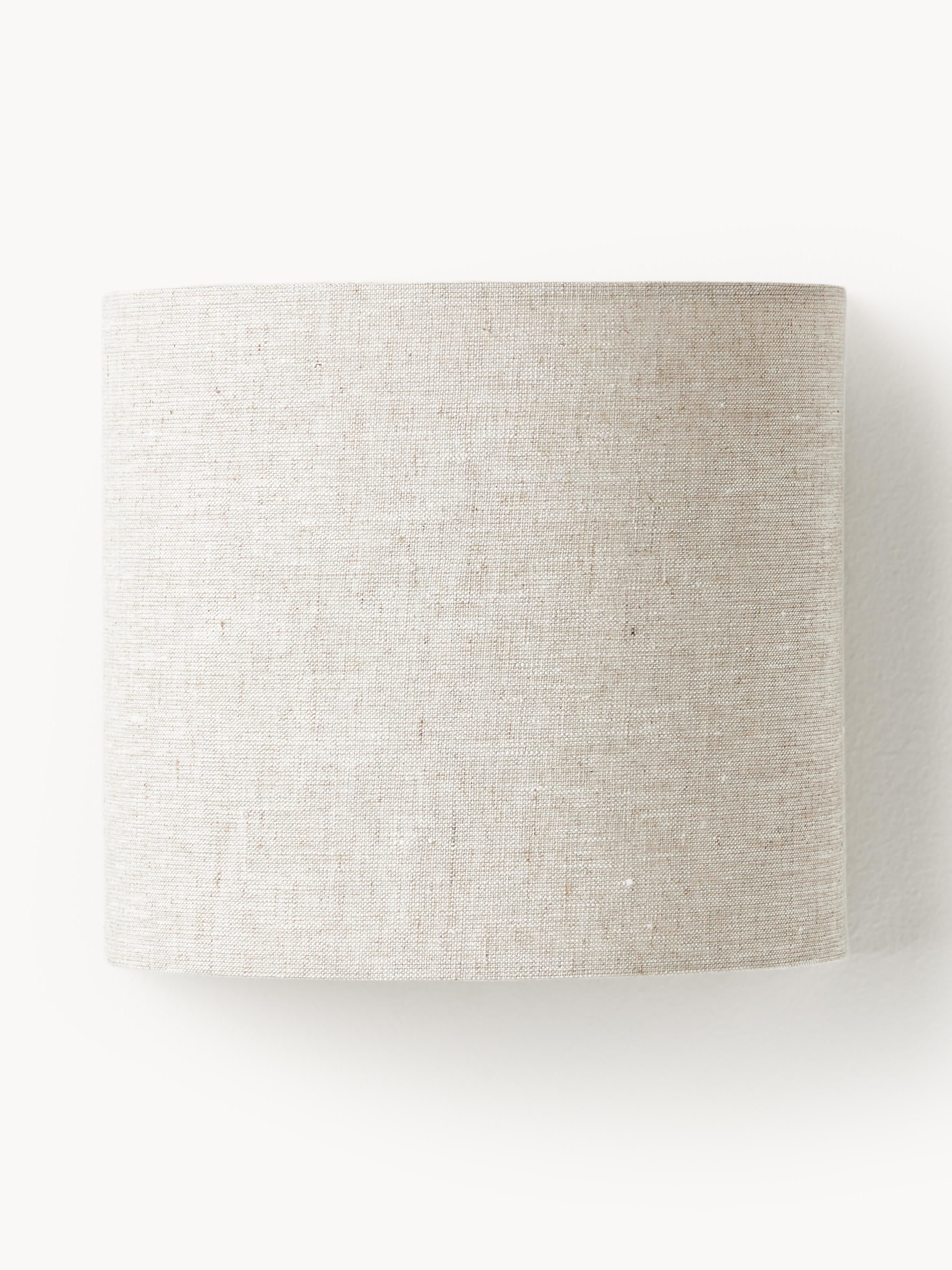 Applique murale en lin Tomi - Lin beige clair
