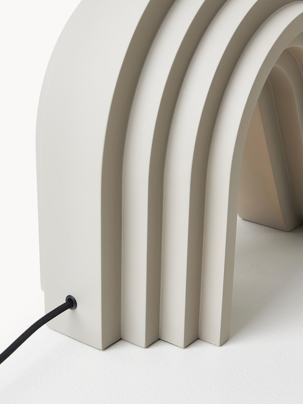 Lampadaire design Dane - Grège, beige