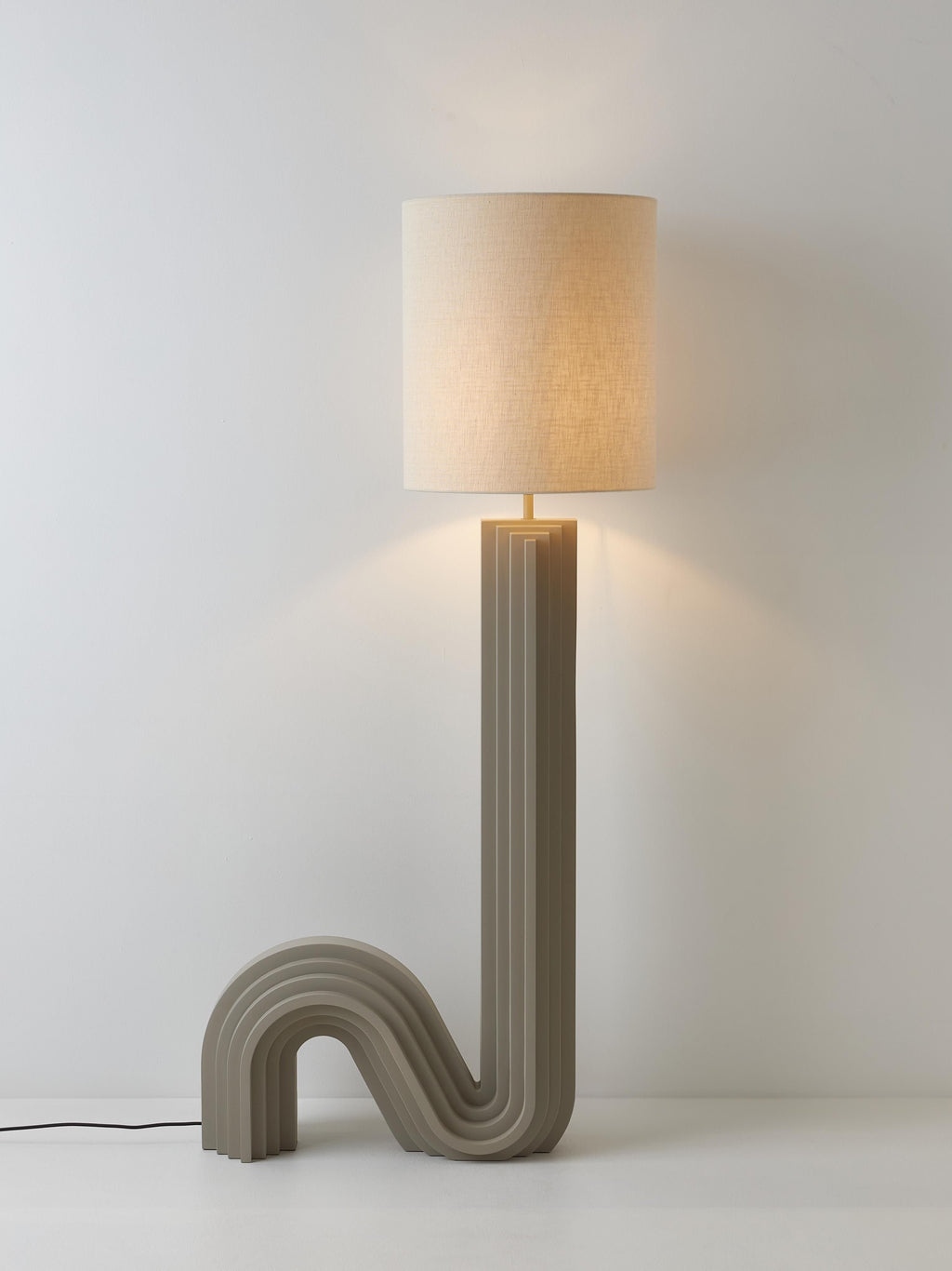 Lampadaire design Dane - Grège, beige