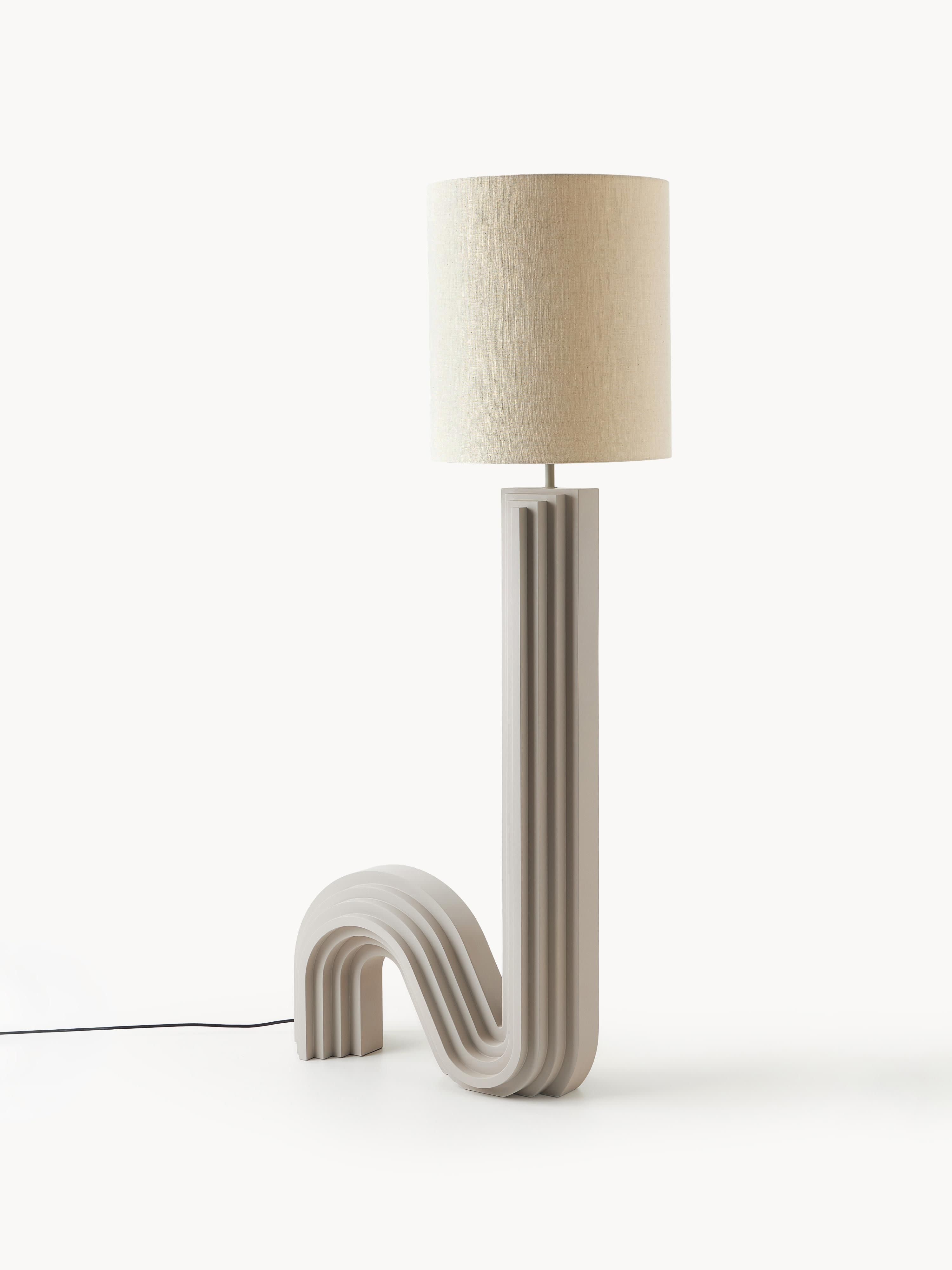 Lampadaire design Dane - Grège, beige