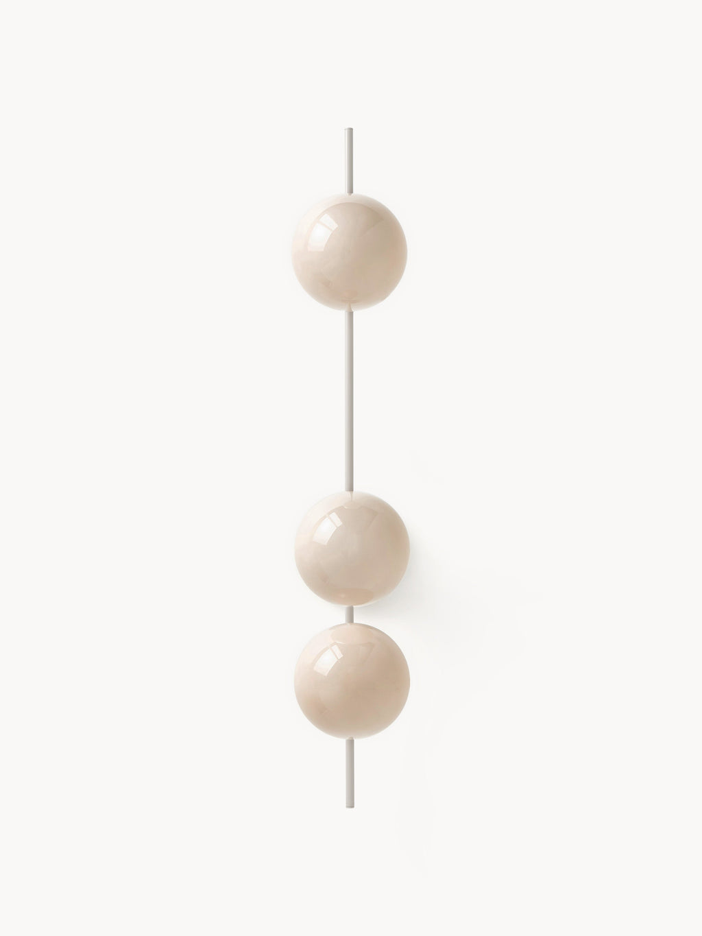 Applique murale boule en verre opalescent Niilo - Blanc cassé, beige clair