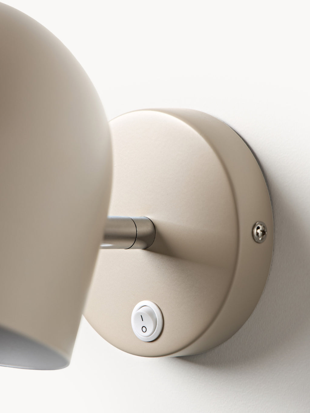 Applique murale orientable en métal Flyte - Beige clair