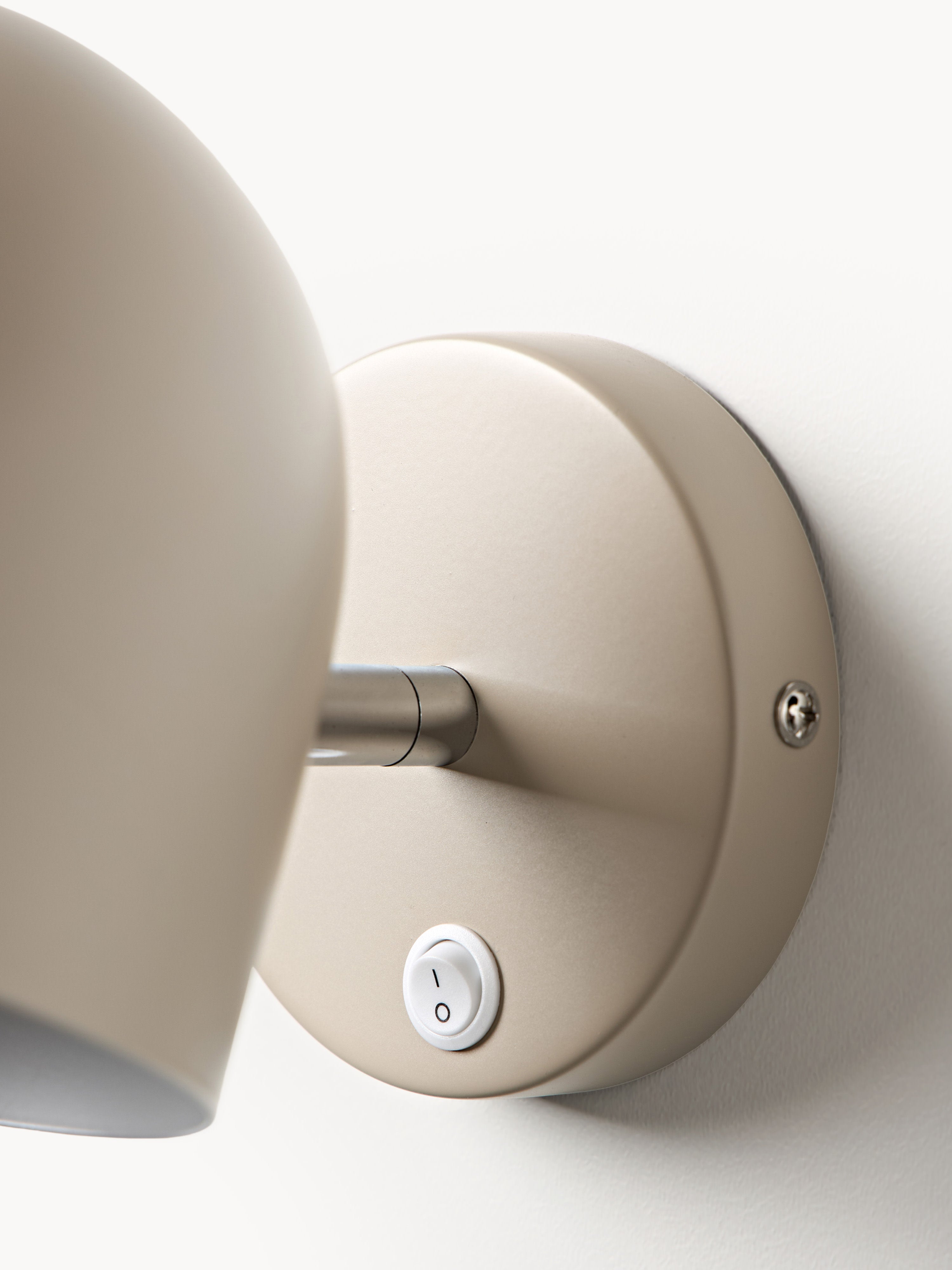 Applique murale orientable en métal Flyte - Beige clair