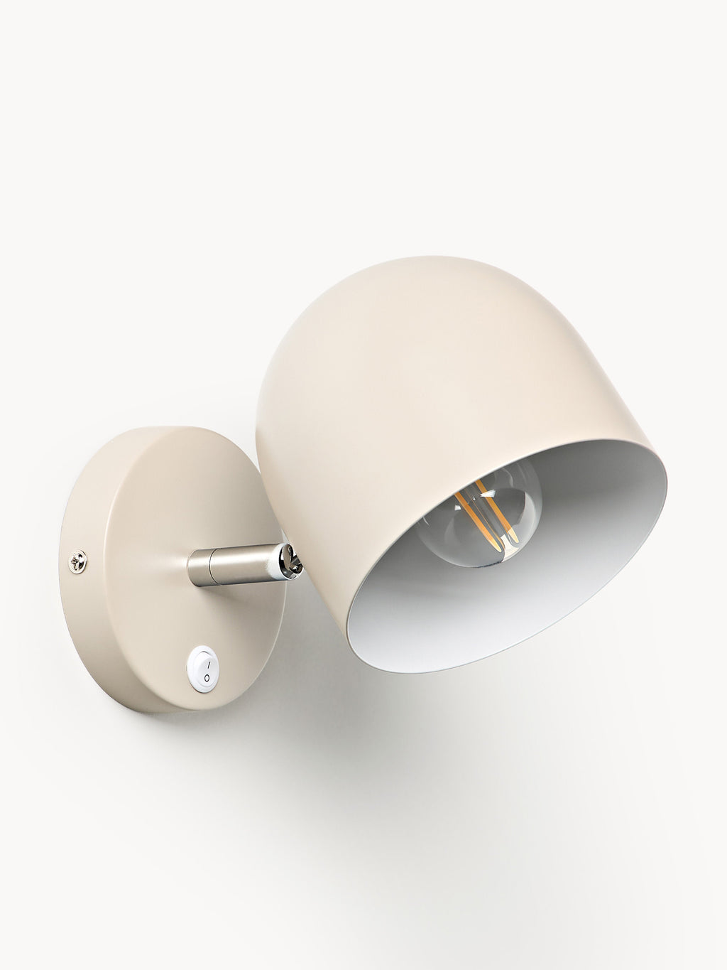 Applique murale orientable en métal Flyte - Beige clair