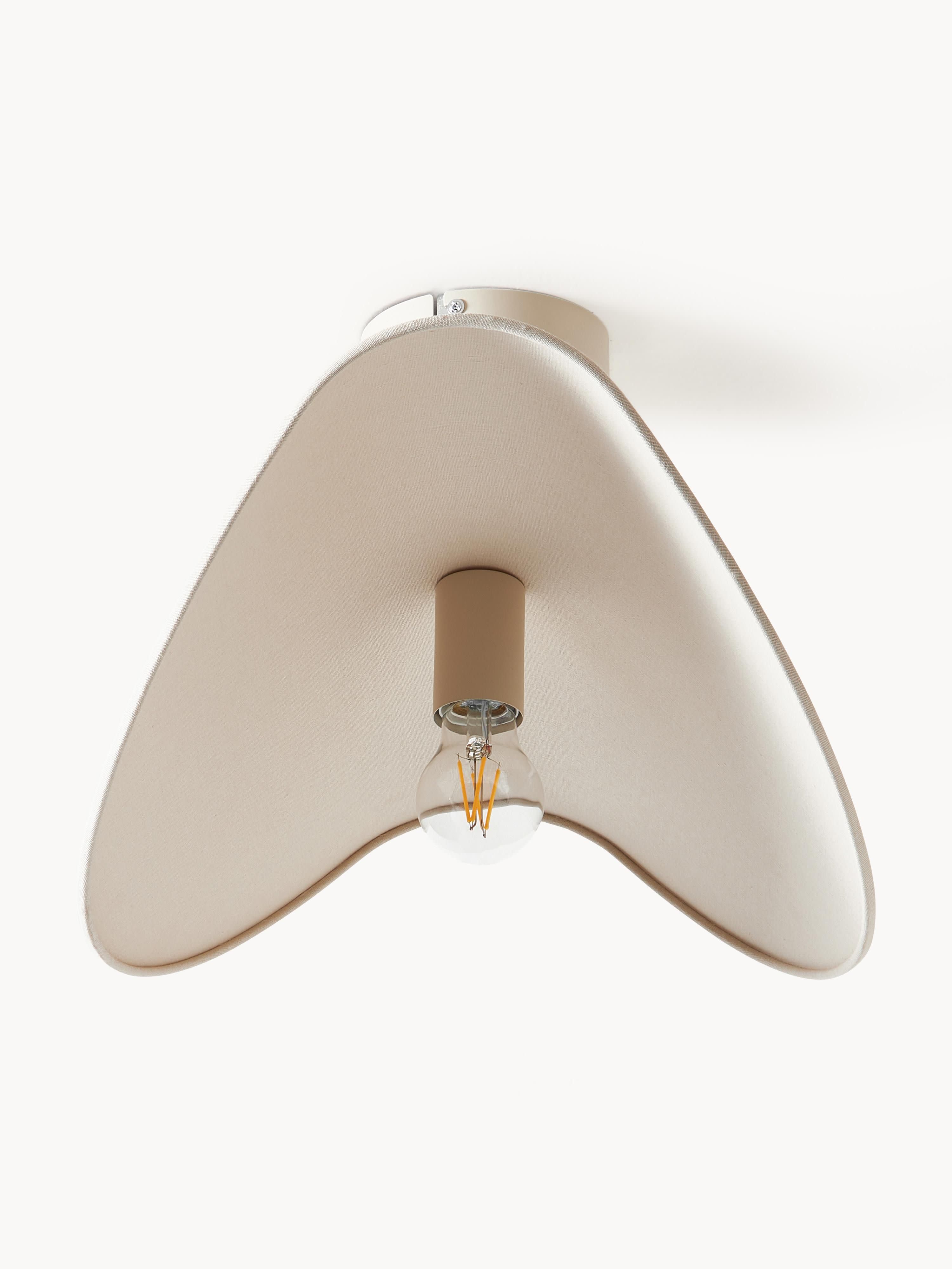 Plafonnier design en lin Aadam - Beige clair